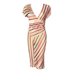 Vestito midi asimmetrico a righe Missoni non indossato, come visto su Kate 38