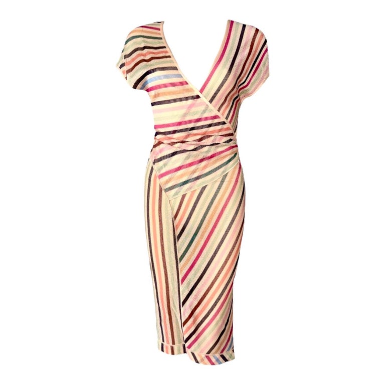 navy blue dress for baby girl Black And White Asymmetrical Striped Maxi Dress