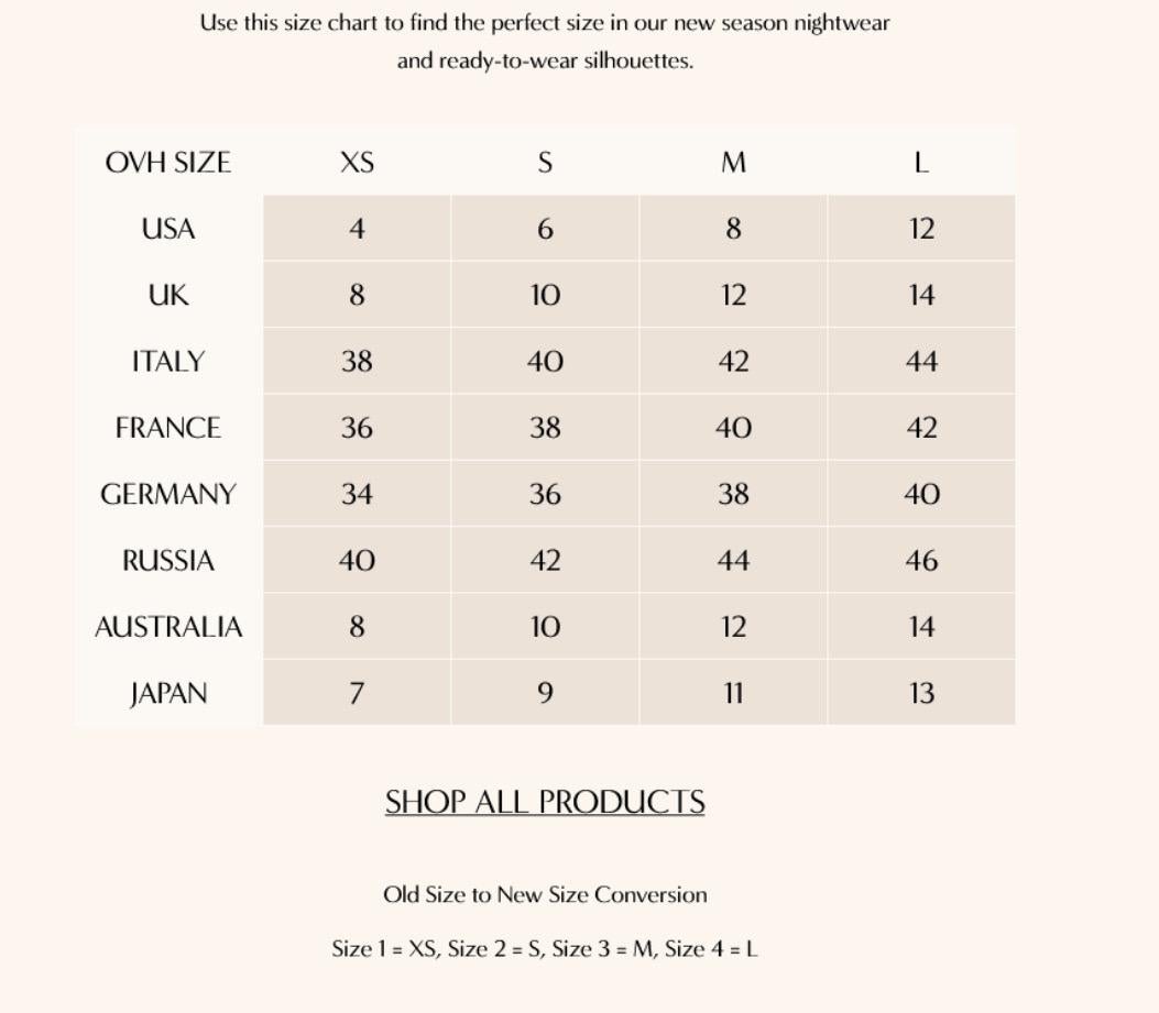 Non indossato Olivia Von Halle, vestito da casa in seta stampata per dormire, 4/ L. in vendita 6