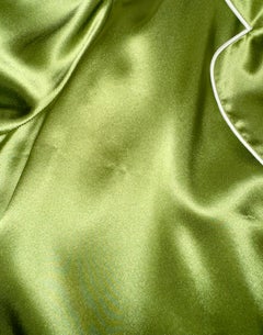 UNWORN Olivia Von Halle Pure Silk Luxury Lounge Home Suit 2 PCS XS