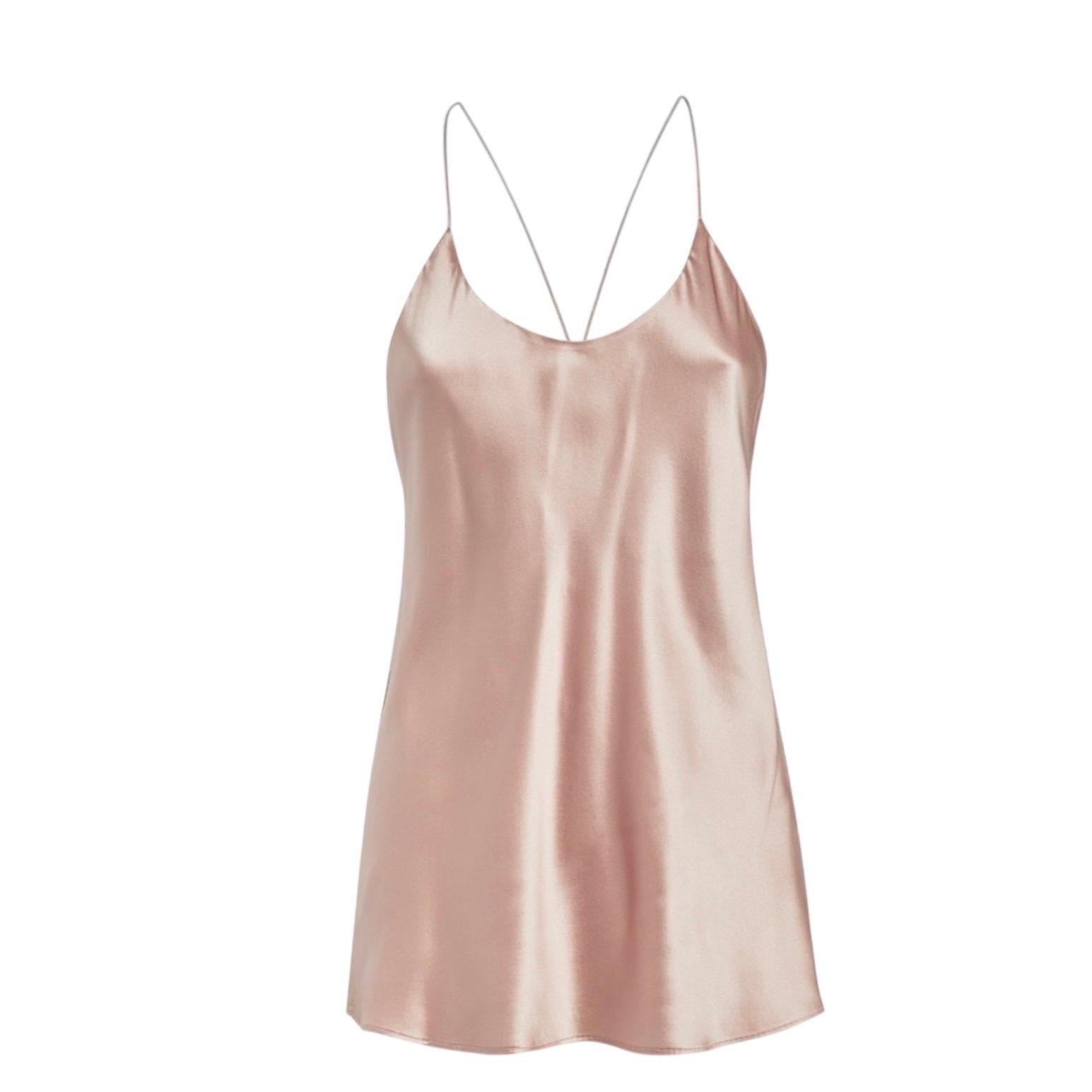 UNWORN Olivia Von Halle Silk Camisole Top & Shorts Pants Ensemble Set Suit in vendita 7