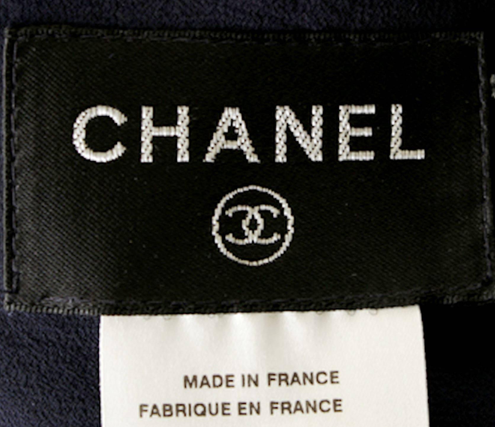 UNWORN & RARE Chanel Pleated Silk and Sequin Harem Evening Jumpsuit Overall 38 In Good Condition In Switzerland, CH