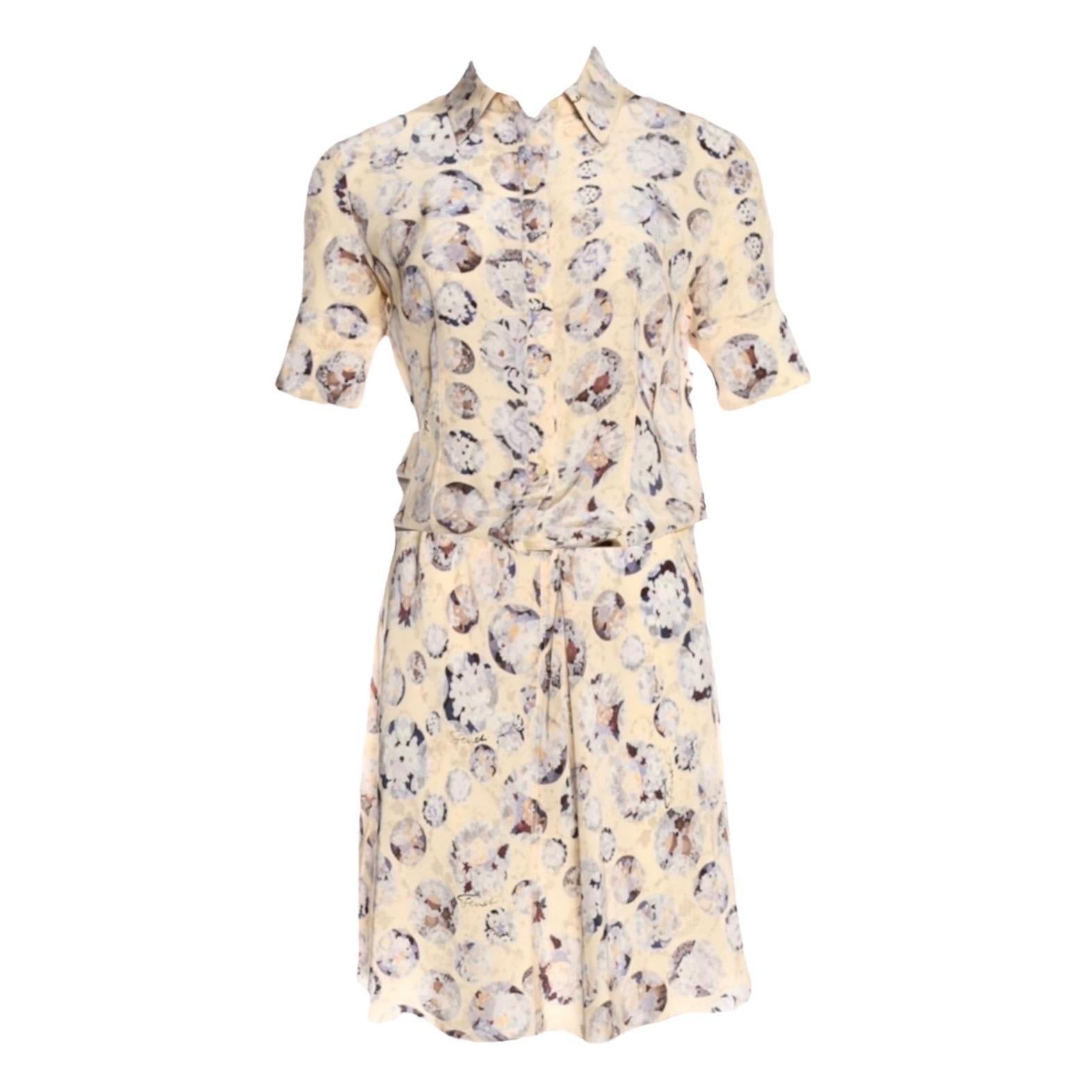 fendi floral dress