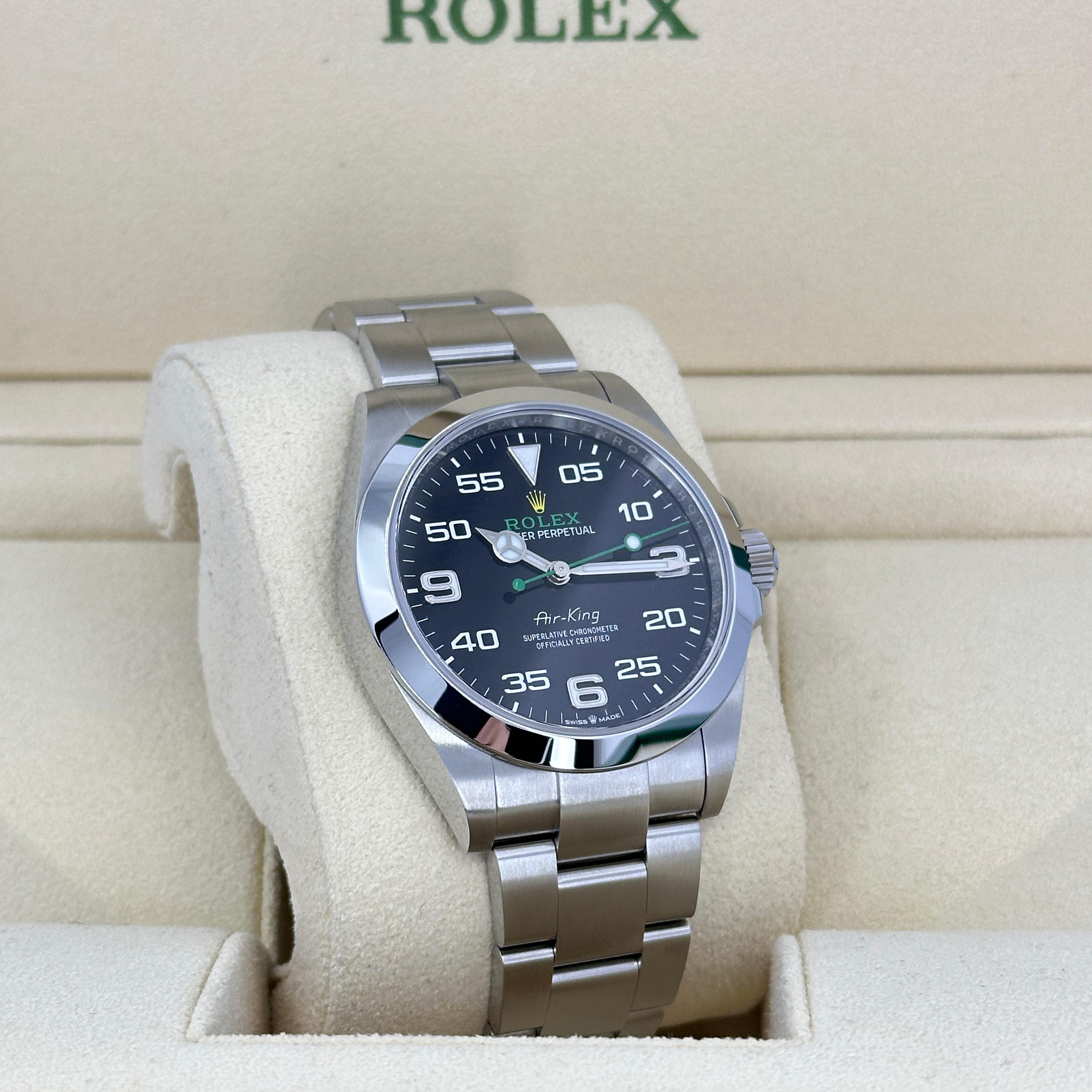 Rolex Air-King Reference# 126900, Jeu complet, 2025 en vente 6