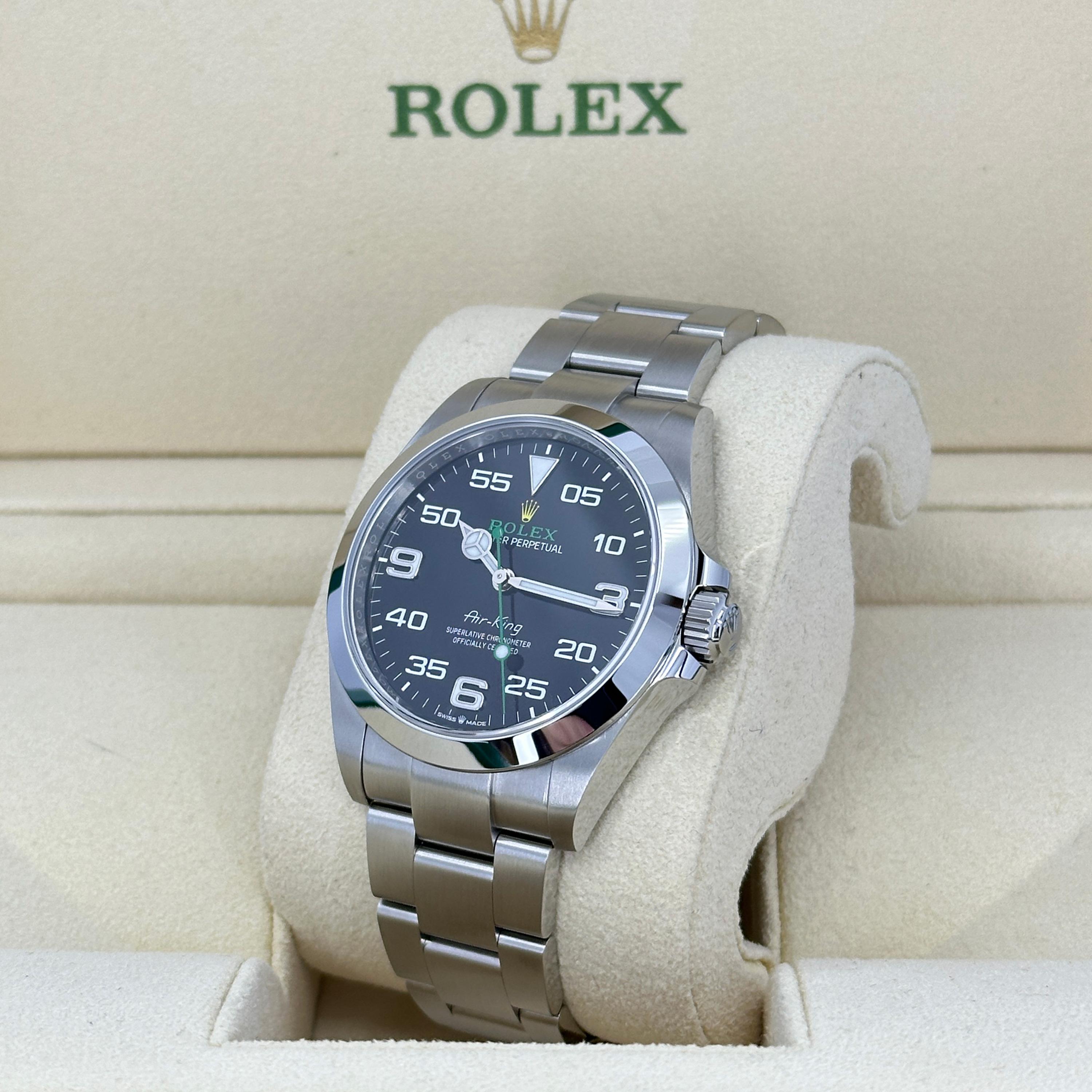 Rolex Air-King Reference# 126900, Jeu complet, 2025 en vente 8