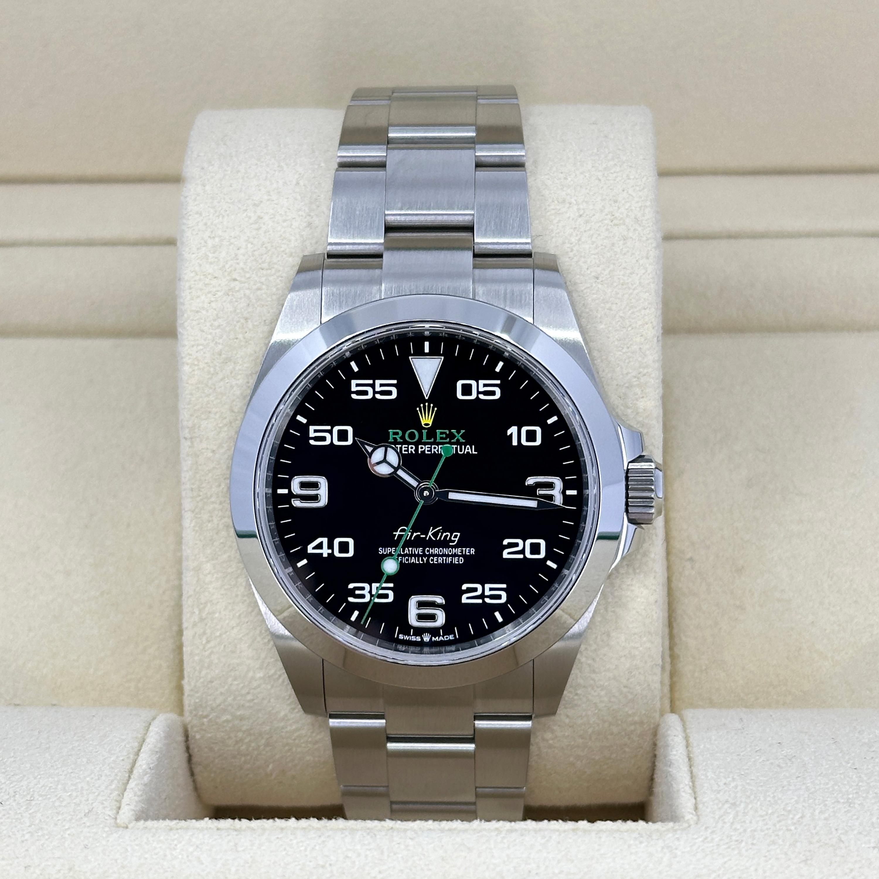 Rolex Air-King Reference# 126900, Jeu complet, 2025 en vente 9