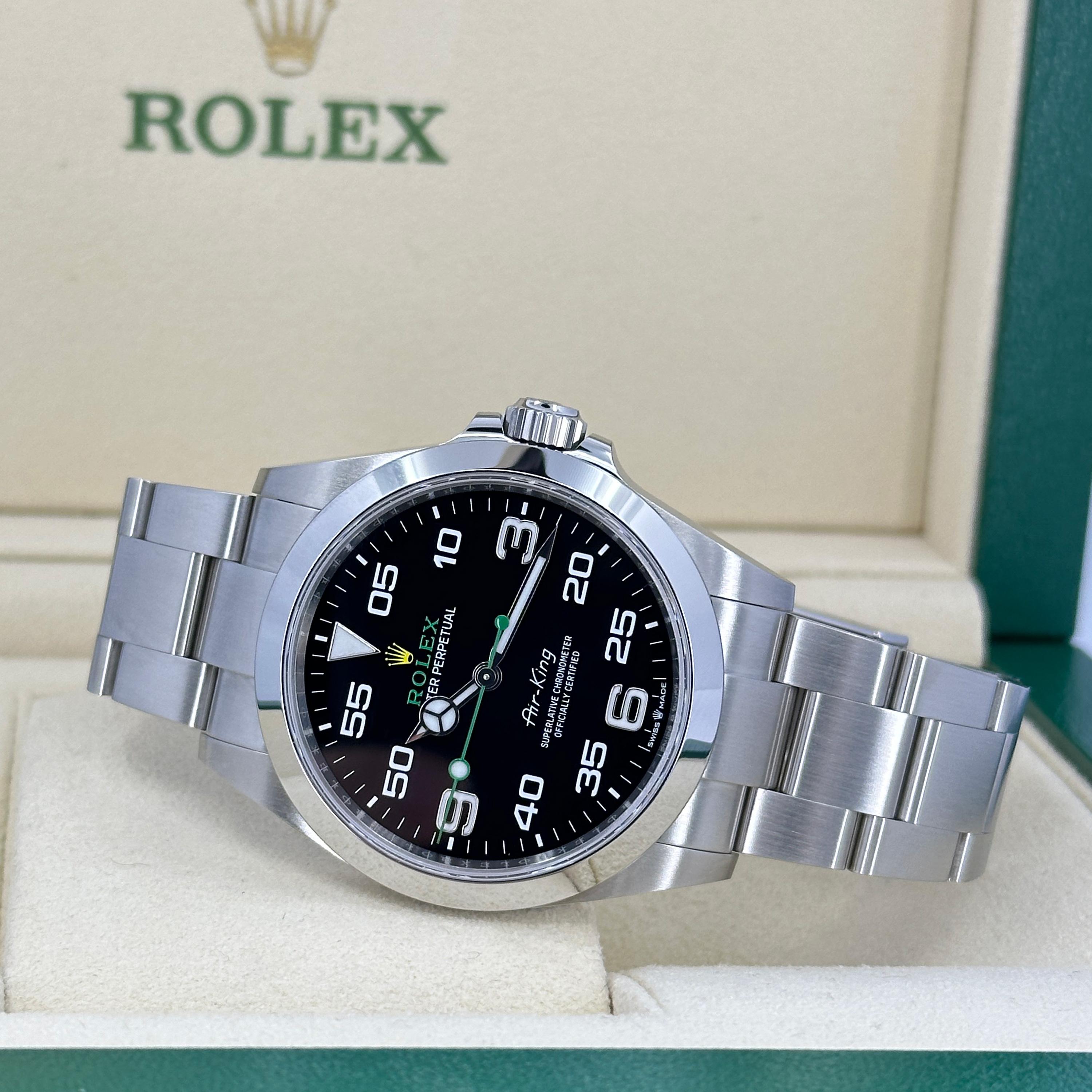 Rolex Air-King Reference# 126900, Jeu complet, 2025 en vente 11