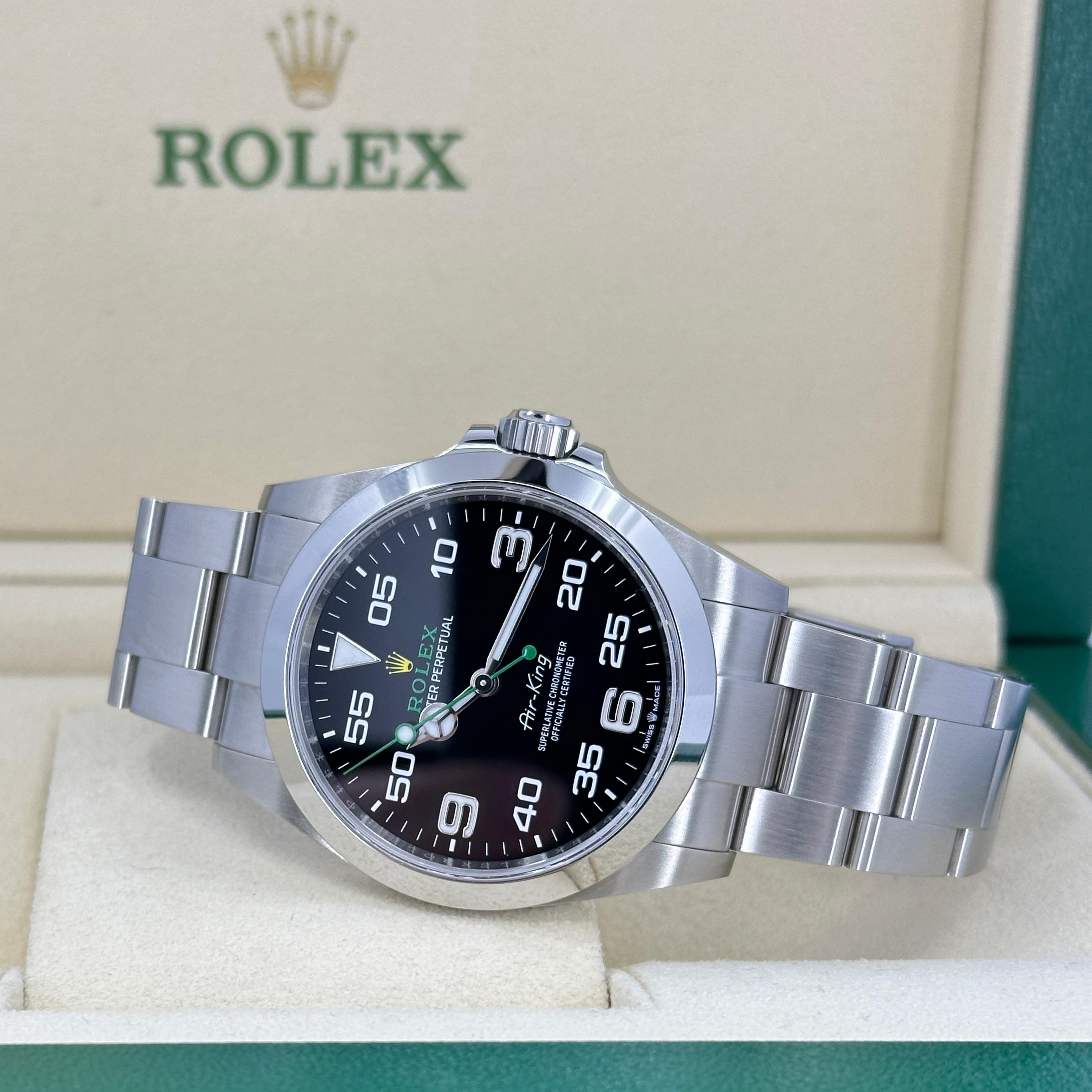 Rolex Air-King Reference# 126900, Jeu complet, 2025 en vente 12