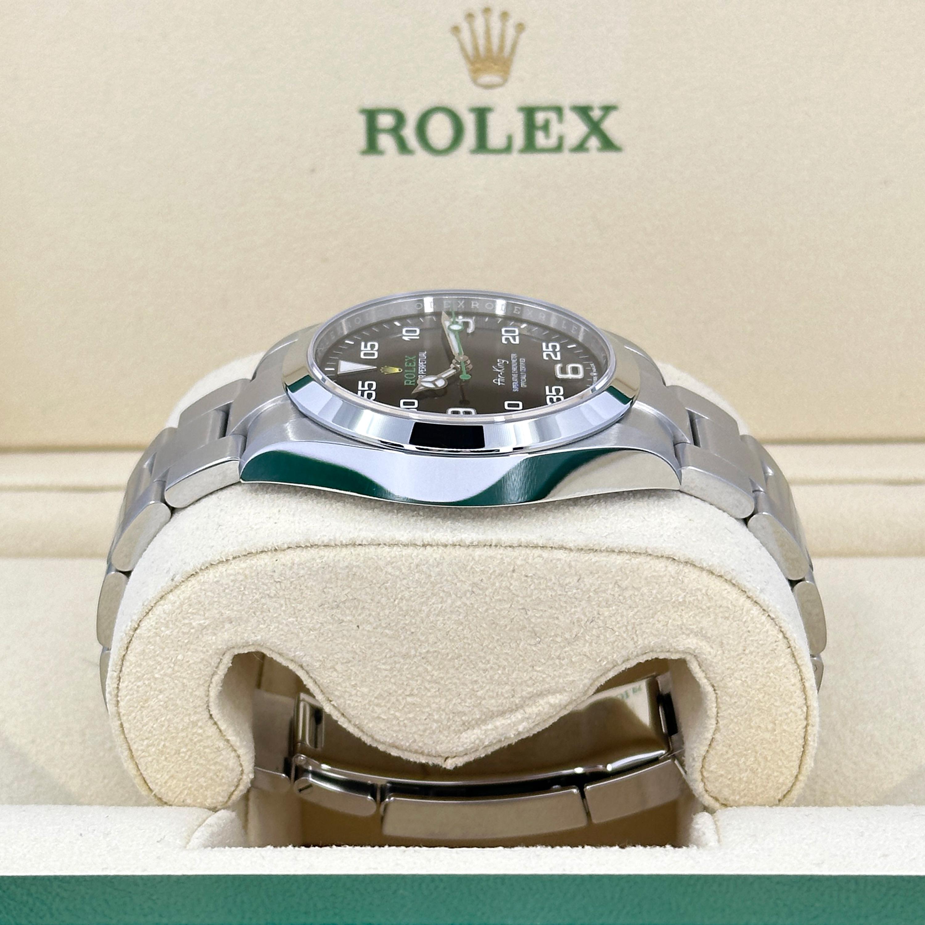 Rolex Air-King Reference# 126900, Jeu complet, 2025 Neuf - En vente à New York, NY