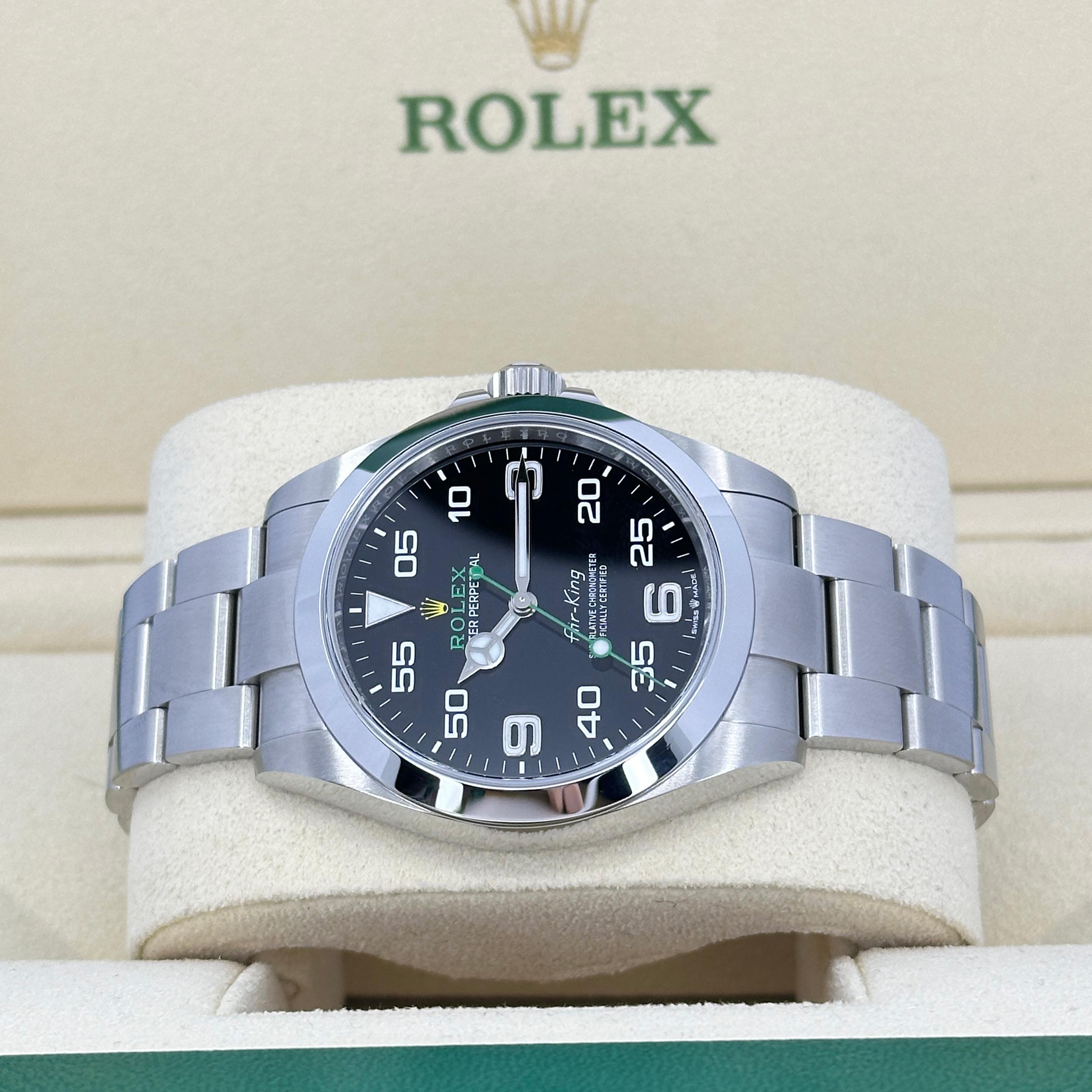 Rolex Air-King Reference# 126900, Jeu complet, 2025 en vente 4