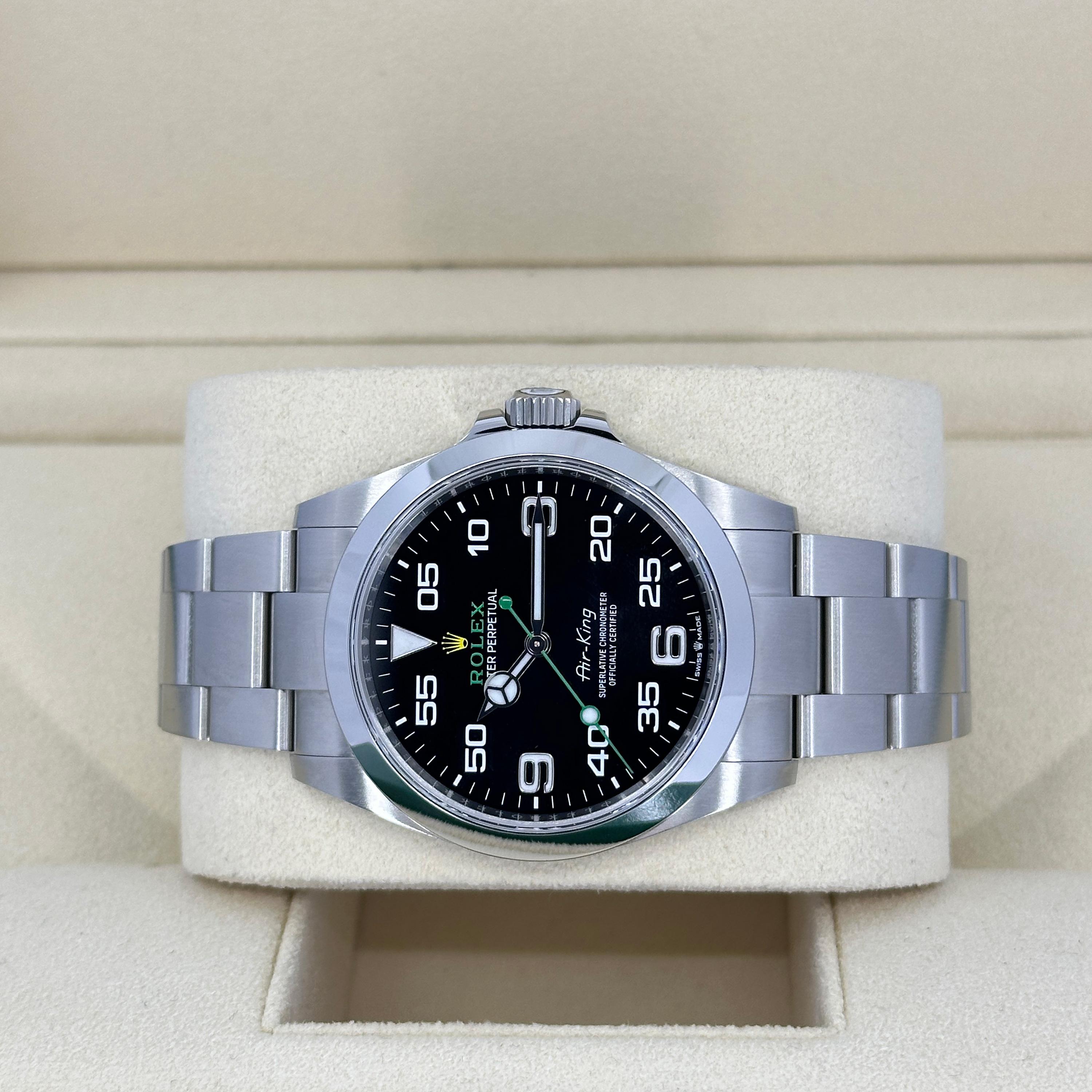 Rolex Air-King Reference# 126900, Jeu complet, 2025 en vente 5