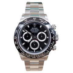 Ungetragene Rolex Cosmograph Daytona 40mm 116500LN Stahluhr mit Keramik-Lünette 2023