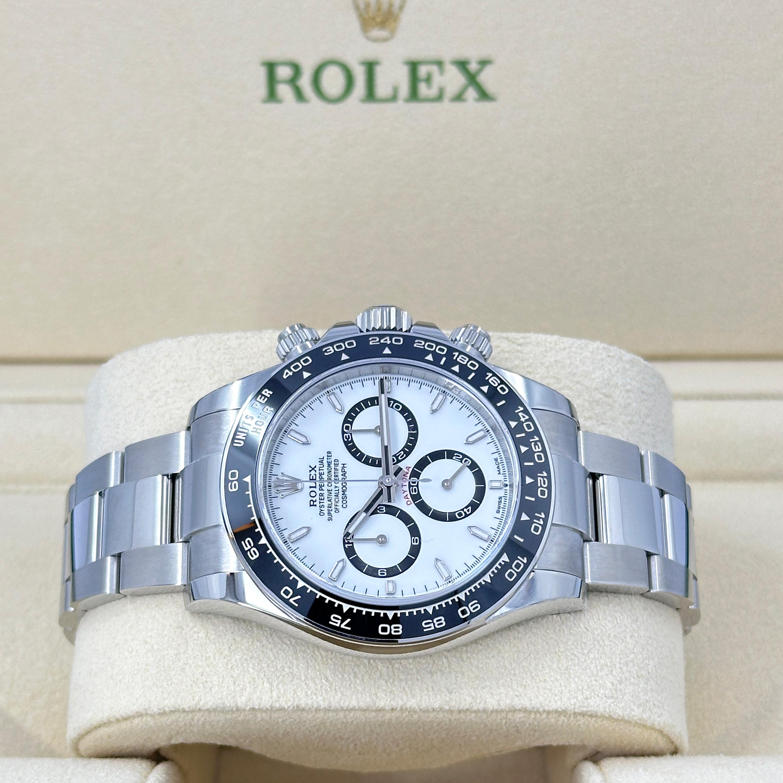 Rolex Cosmograph Daytona Reference# 126500ln, Jeu complet, 2025 en vente 5