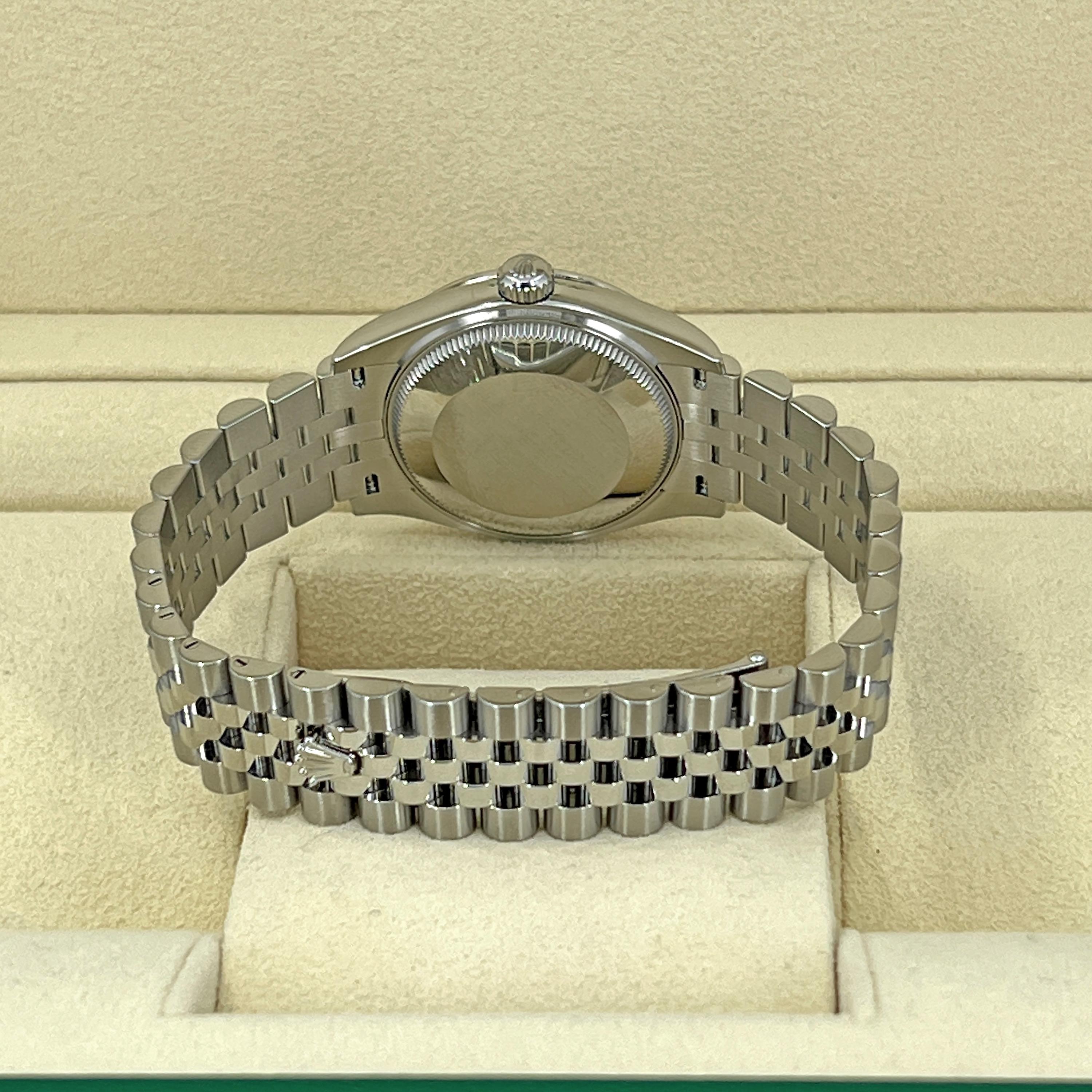 Unworn Rolex Datejust 31 Aubergine Jubilee Reference# 278274, Complete set, 2025 For Sale 4
