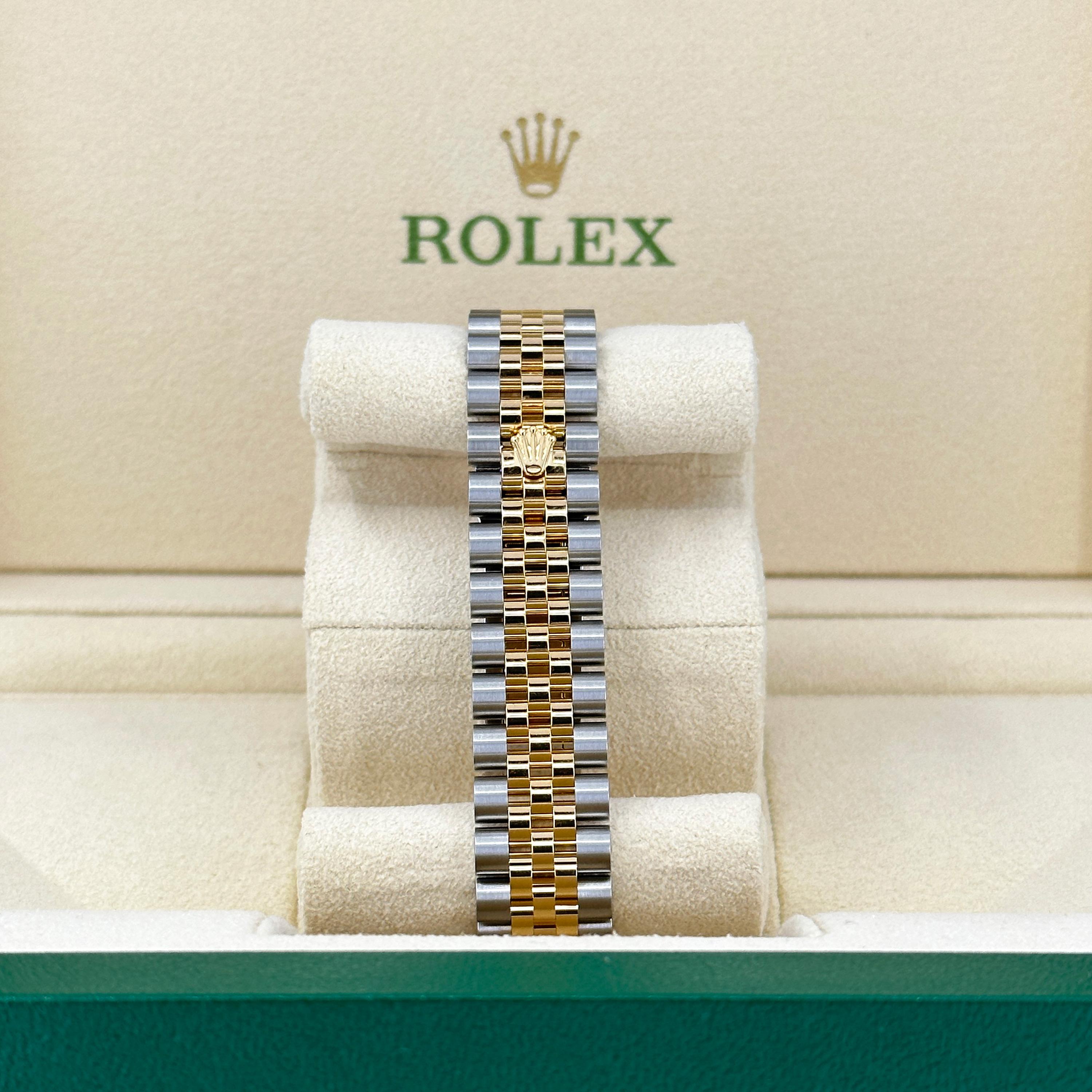 Ungetragene Rolex Datejust 31 Champagne Jubilee Reference# 278273, Komplettset, 2025 im Angebot 8