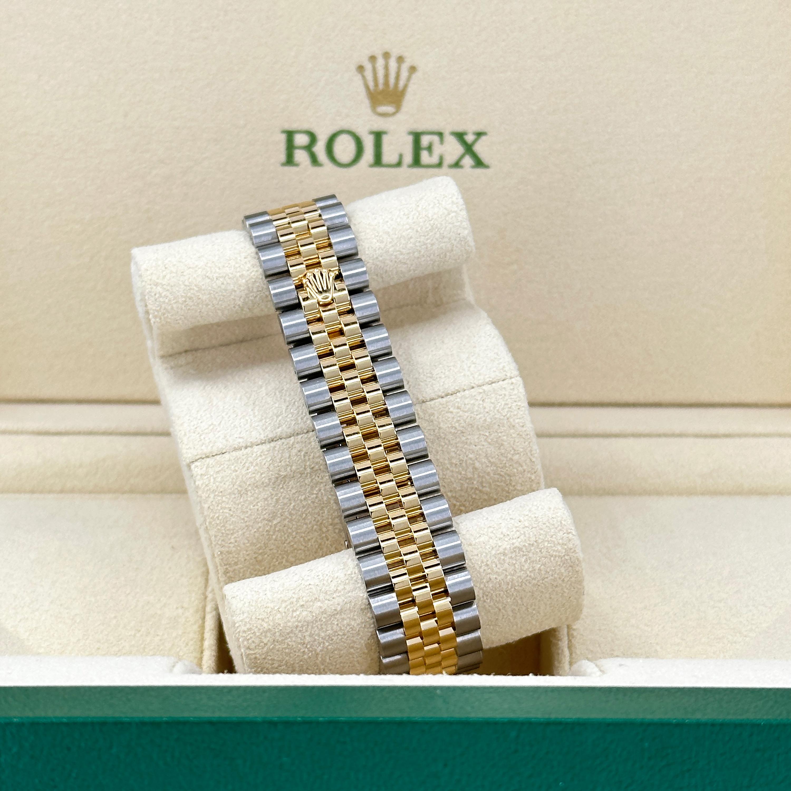 Ungetragene Rolex Datejust 31 Champagne Jubilee Reference# 278273, Komplettset, 2025 im Angebot 9