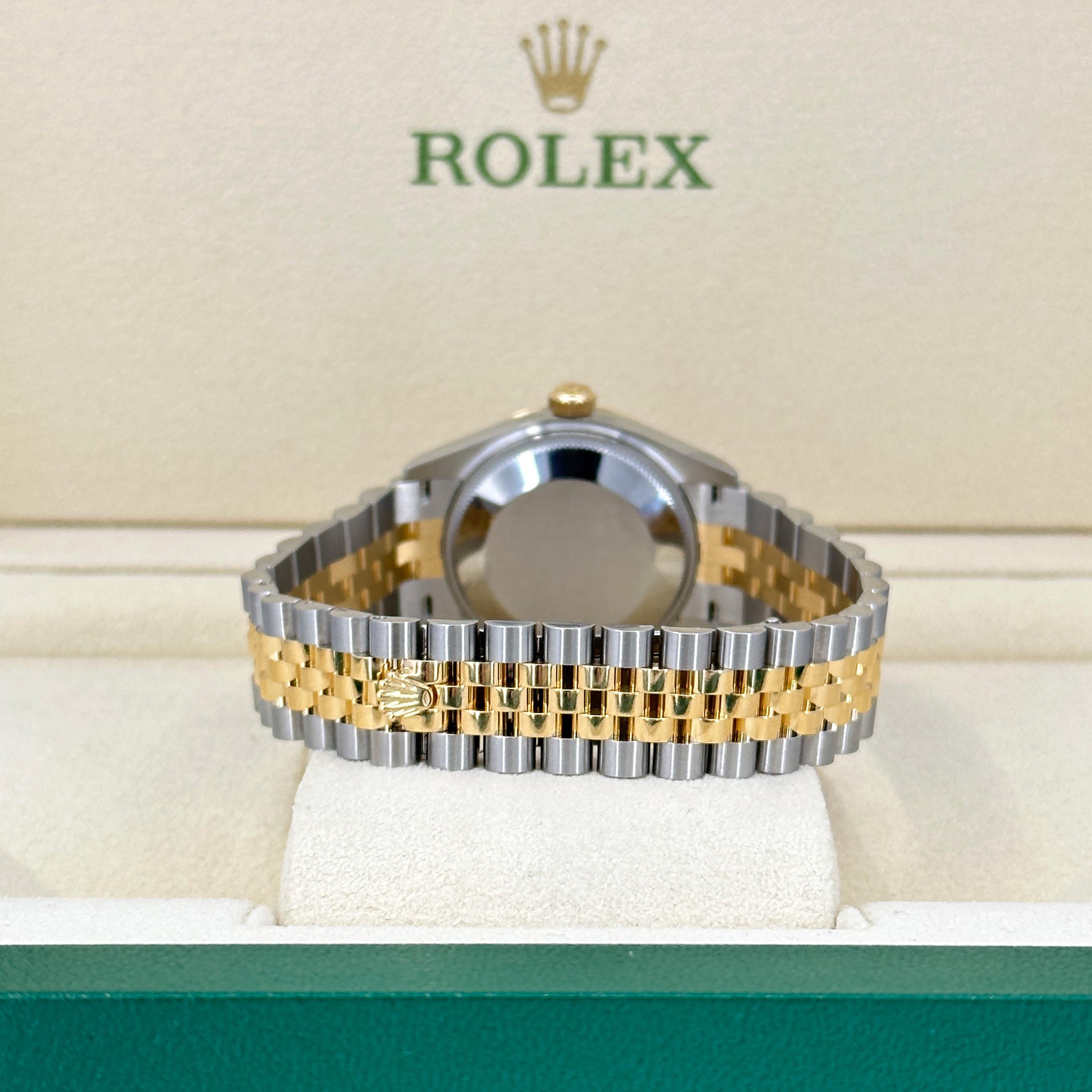 Ungetragene Rolex Datejust 31 Champagne Jubilee Reference# 278273, Komplettset, 2025 im Angebot 10