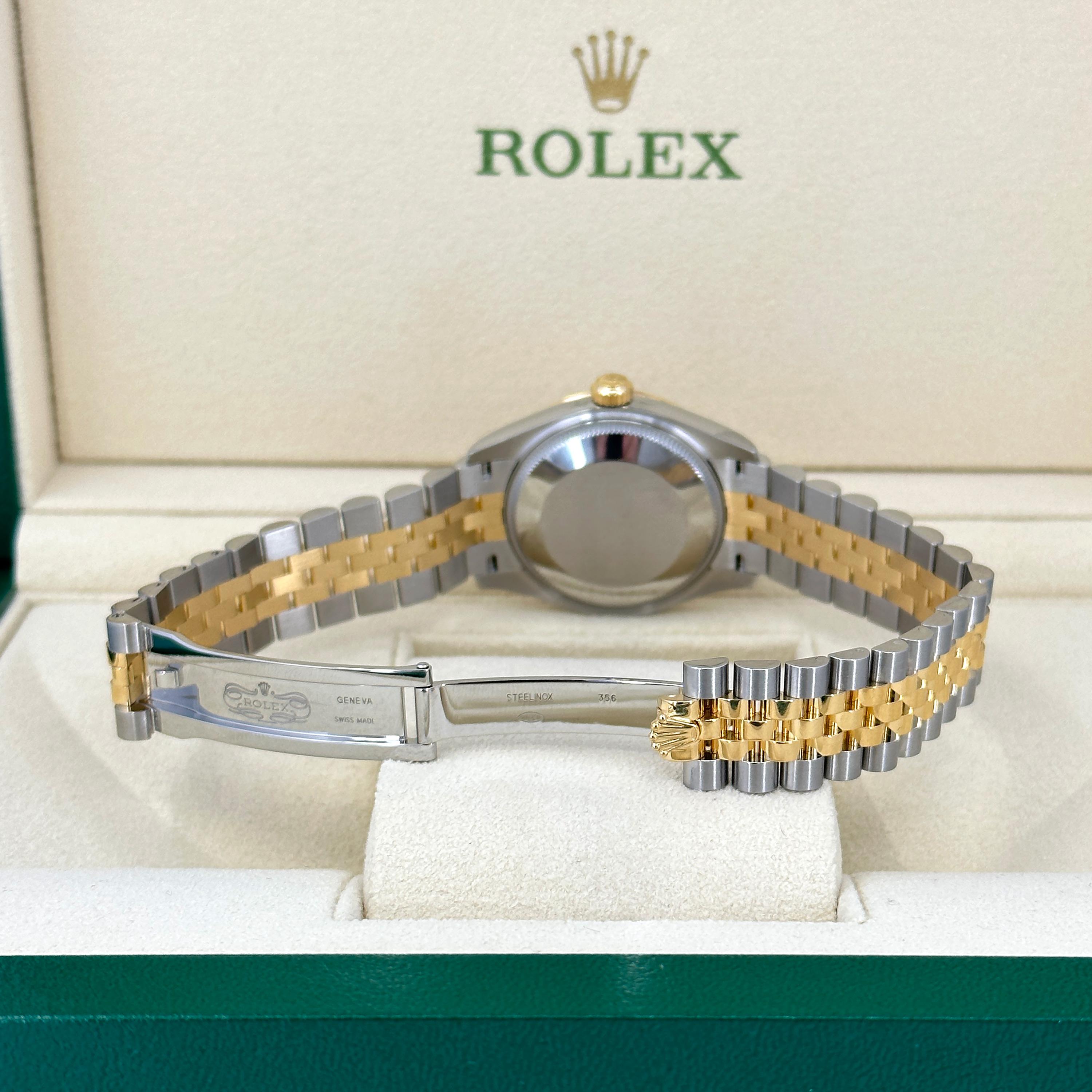 Ungetragene Rolex Datejust 31 Champagne Jubilee Reference# 278273, Komplettset, 2025 im Angebot 11