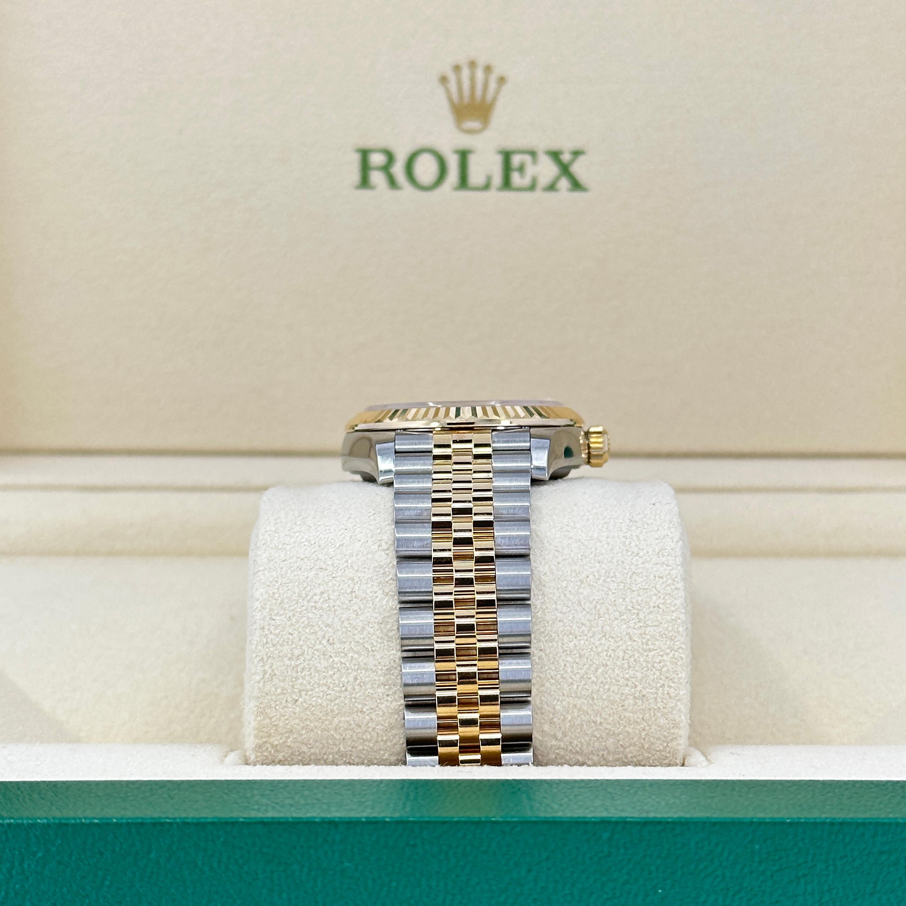 Ungetragene Rolex Datejust 31 Champagne Jubilee Reference# 278273, Komplettset, 2025 im Angebot 5