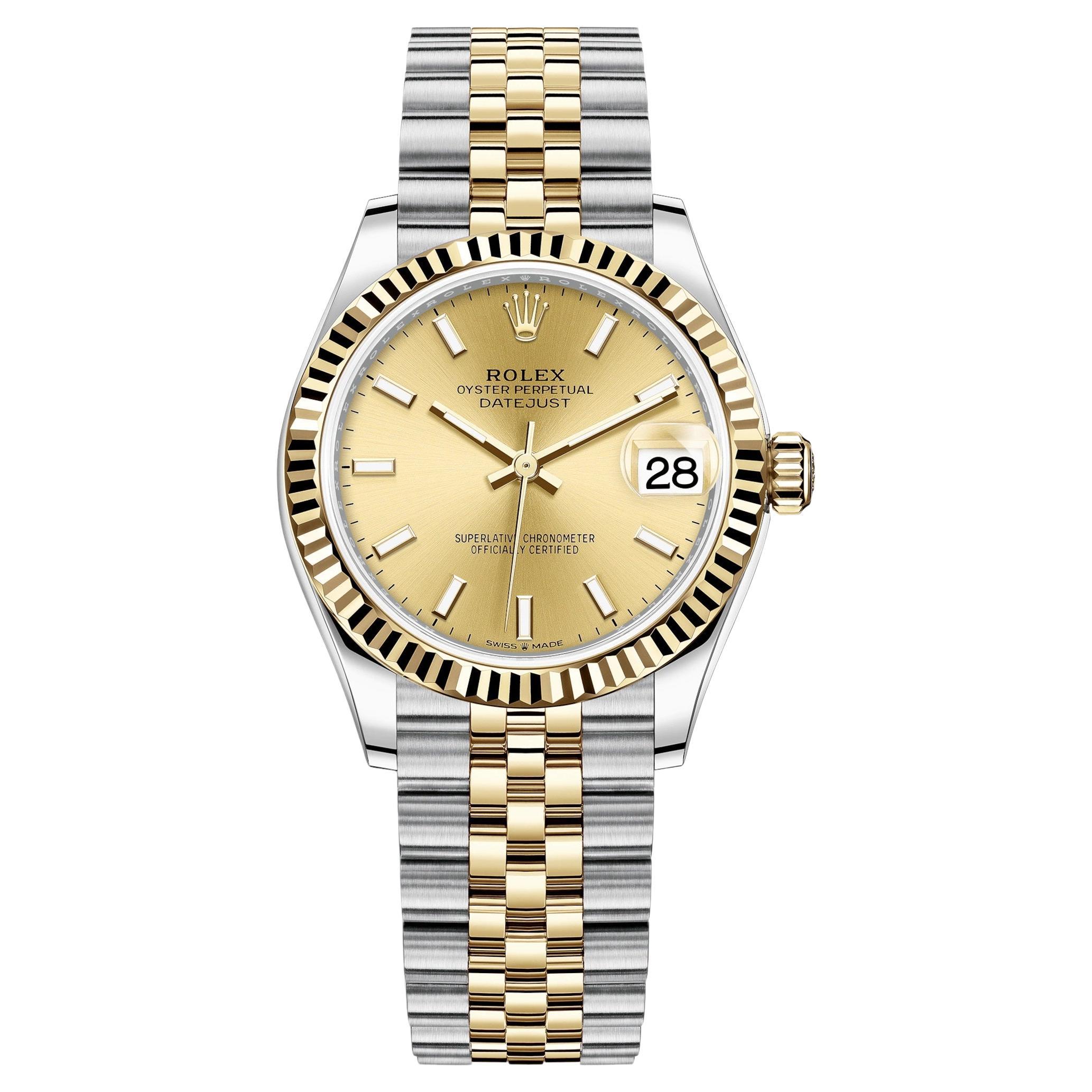 Rolex Datejust 31 Champagne Jubilee sin usar Referencia# 278273, Juego completo, 2025