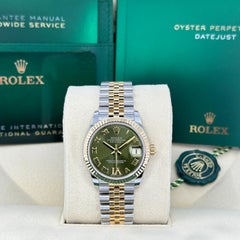 Rolex Datejust 31 Green Jubilee sin usar Referencia# 278273, Juego completo, 2025