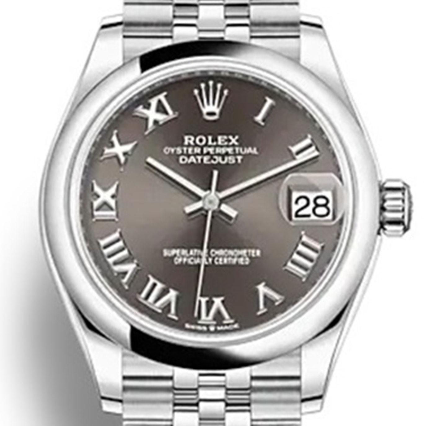 Die Rolex Datejust 31, Referenz 278240-0016, ist ein ungetragener Klassiker, der die perfekte Balance zwischen Raffinesse, Zweckmäßigkeit und beständigem Design verkörpert. Das aus robustem Oystersteel gefertigte 31-mm-Gehäuse bietet eine schlanke