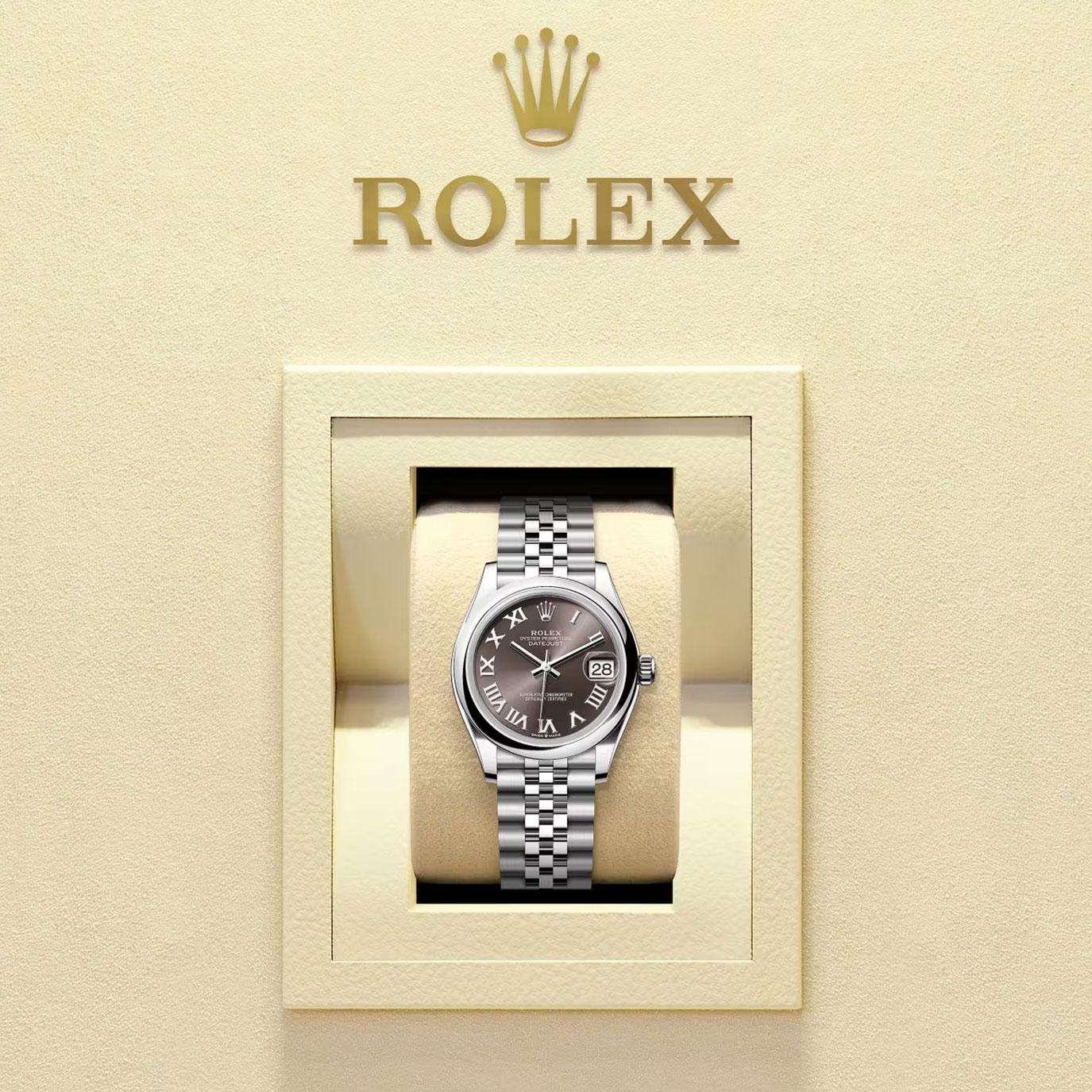 Ungetragene Rolex Datejust 31 Grey Jubilee Reference# 126300, Komplettset, 2025 im Angebot 1