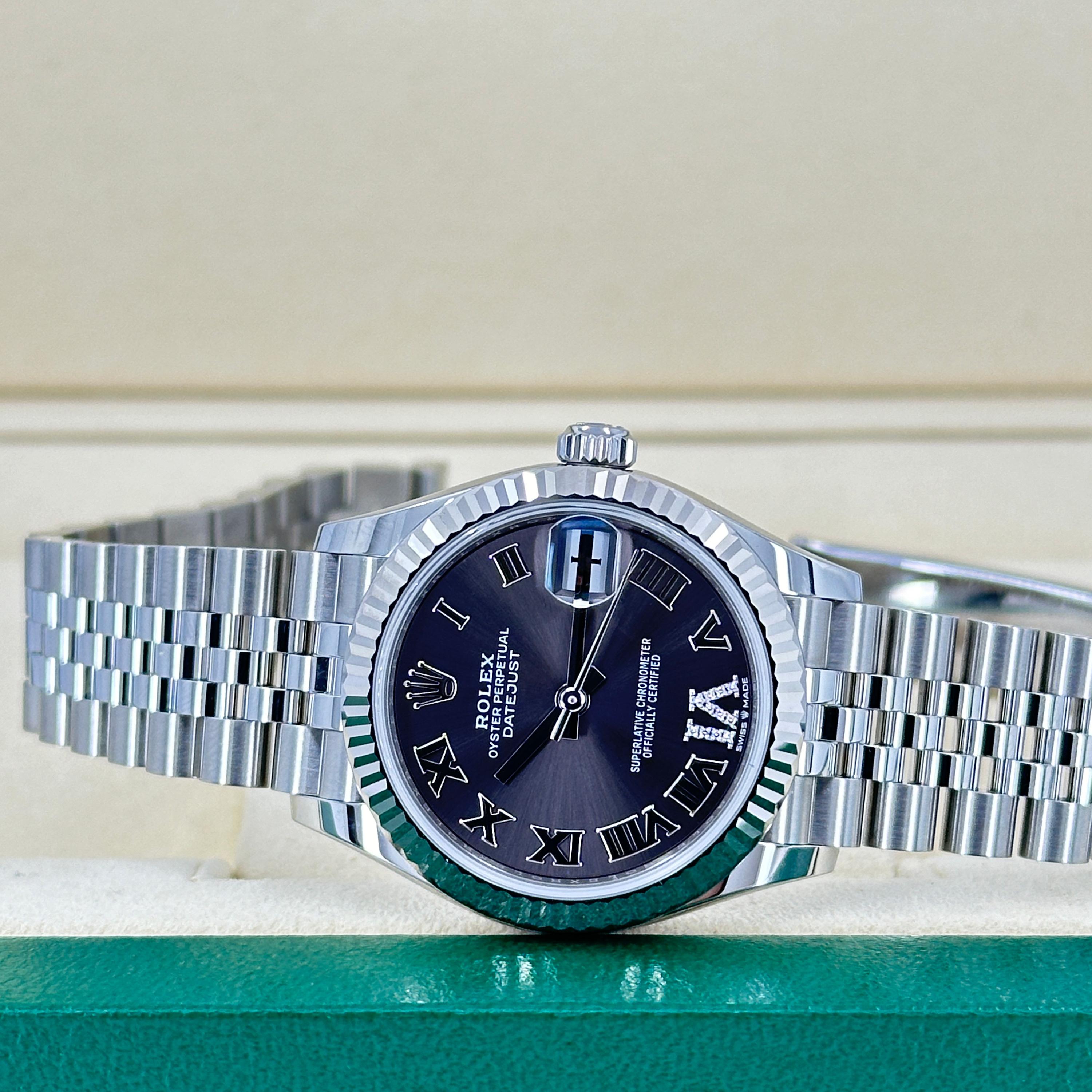 Ungetragene Rolex Datejust 31 Grey Jubilee Reference# 278274, Komplettset, 2025 im Angebot 8