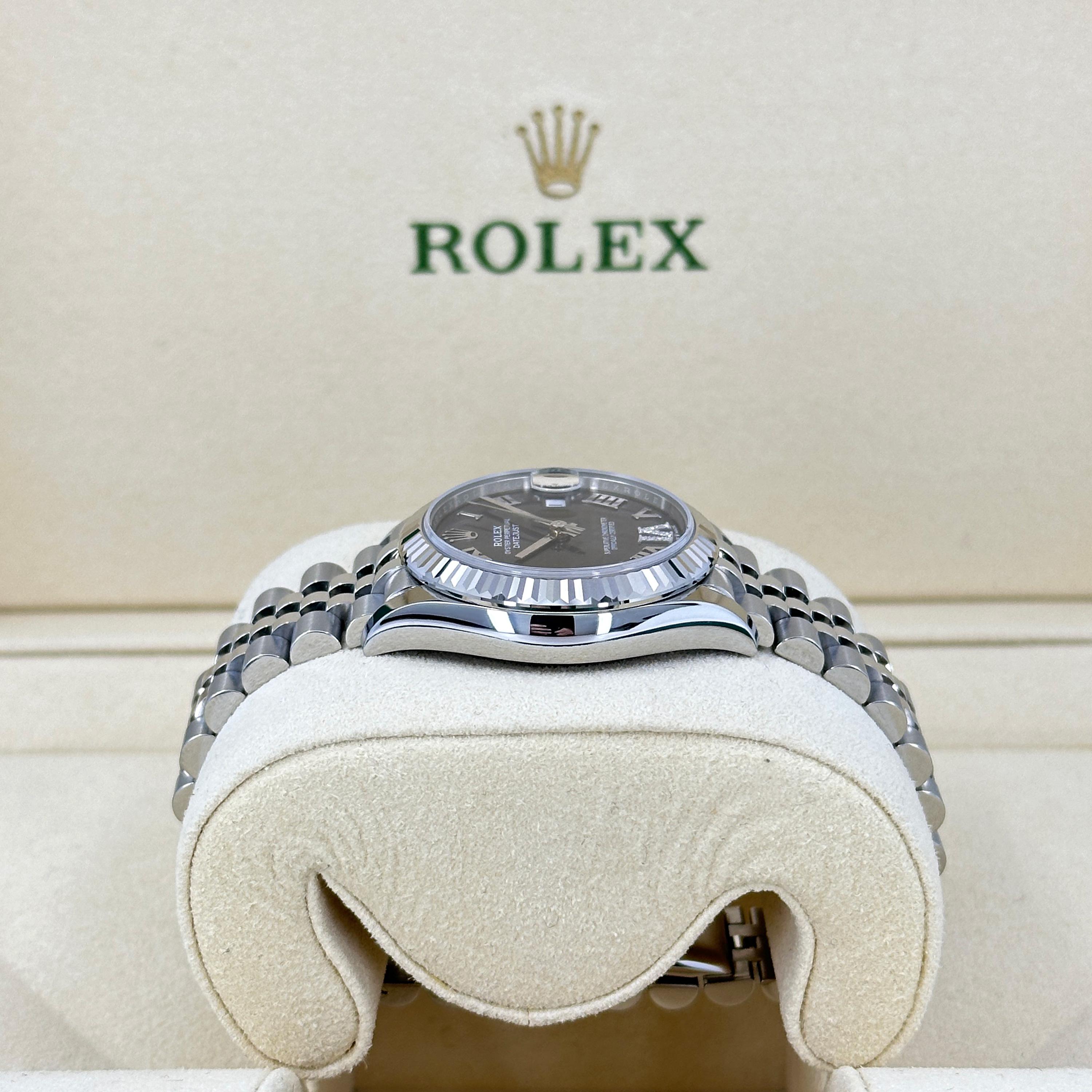 Ungetragene Rolex Datejust 31 Grey Jubilee Reference# 278274, Komplettset, 2025 für Damen oder Herren im Angebot