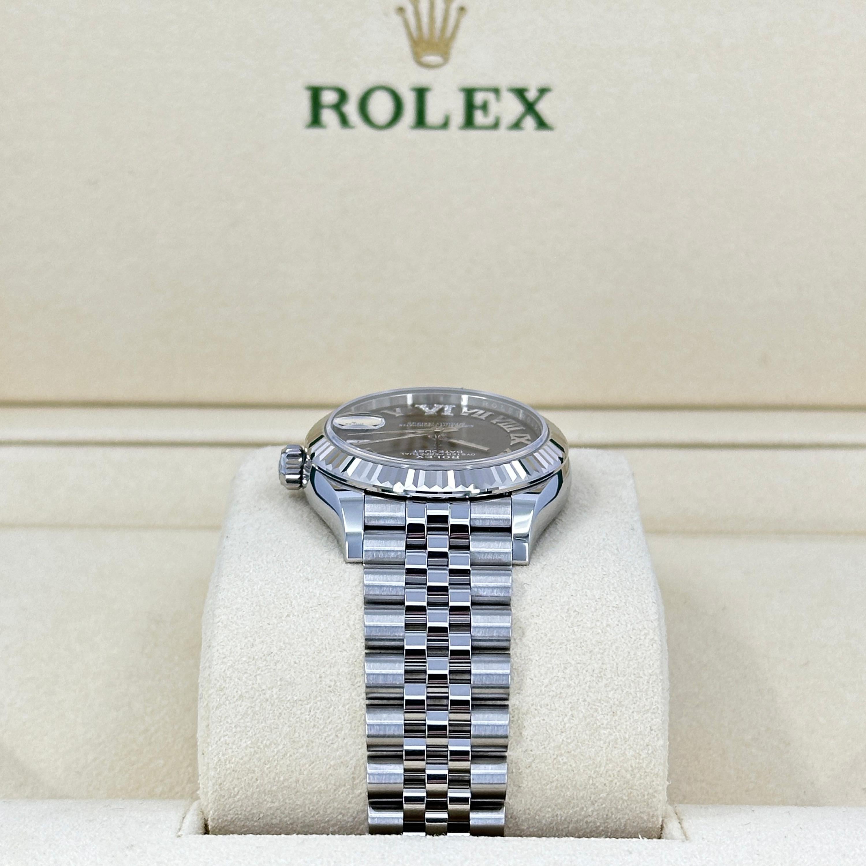 Ungetragene Rolex Datejust 31 Grey Jubilee Reference# 278274, Komplettset, 2025 im Angebot 1