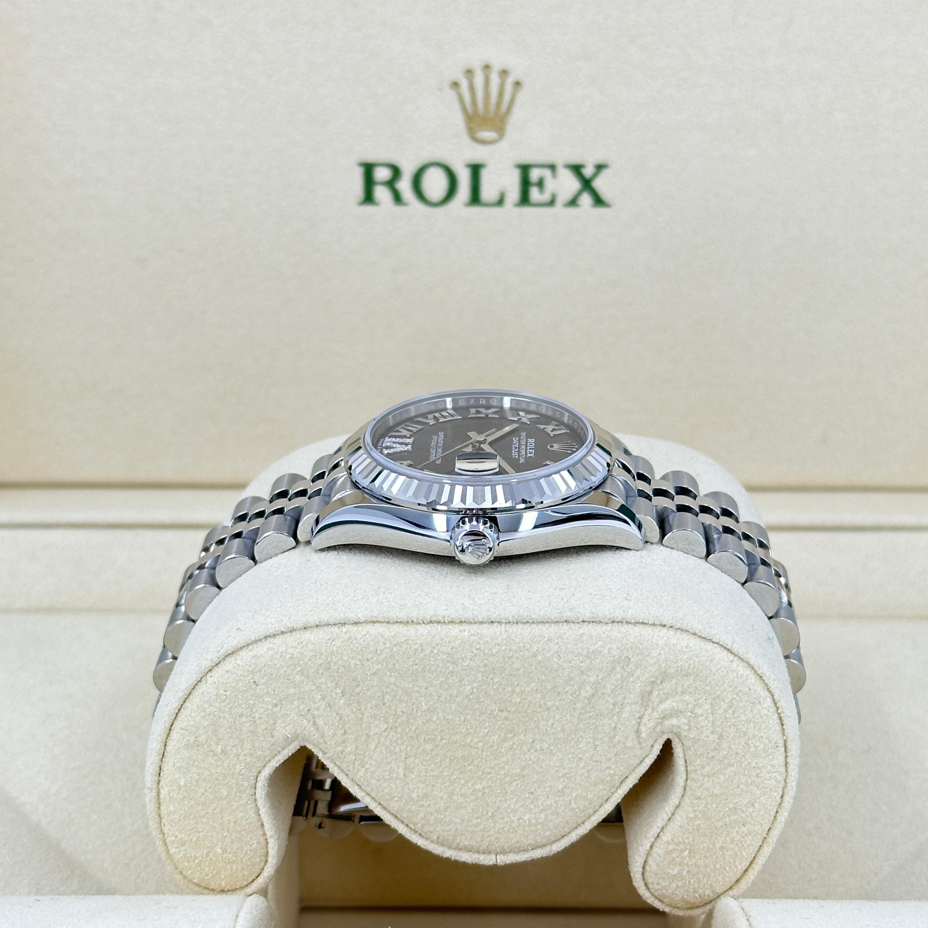 Ungetragene Rolex Datejust 31 Grey Jubilee Reference# 278274, Komplettset, 2025 im Angebot 2