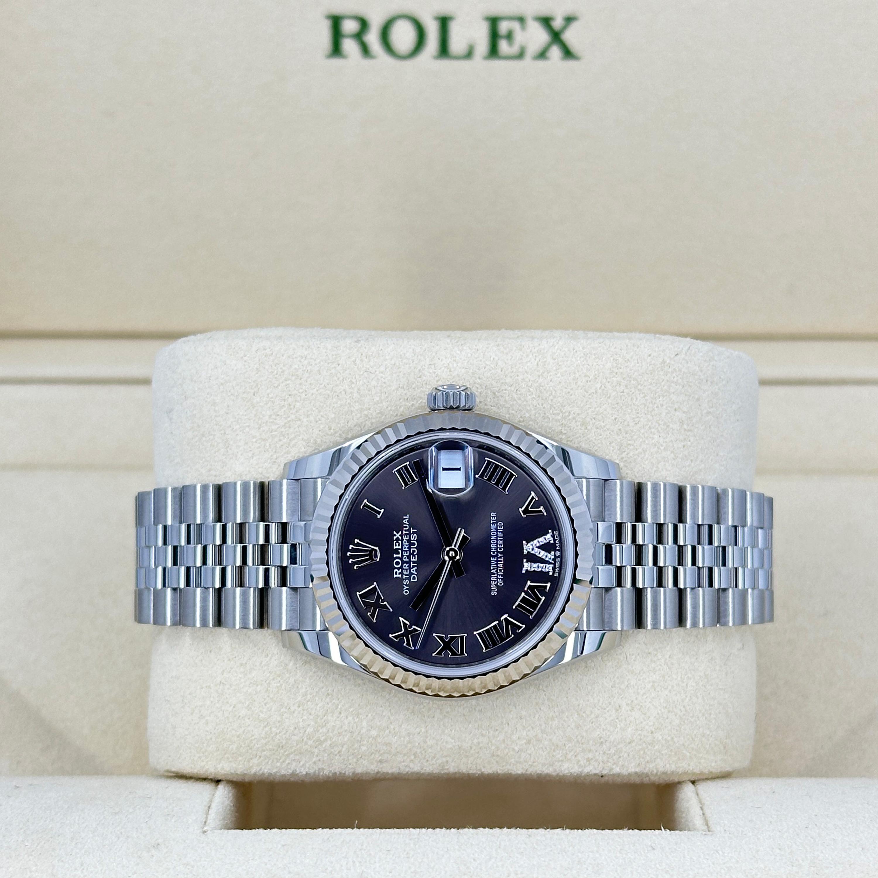 Ungetragene Rolex Datejust 31 Grey Jubilee Reference# 278274, Komplettset, 2025 im Angebot 3