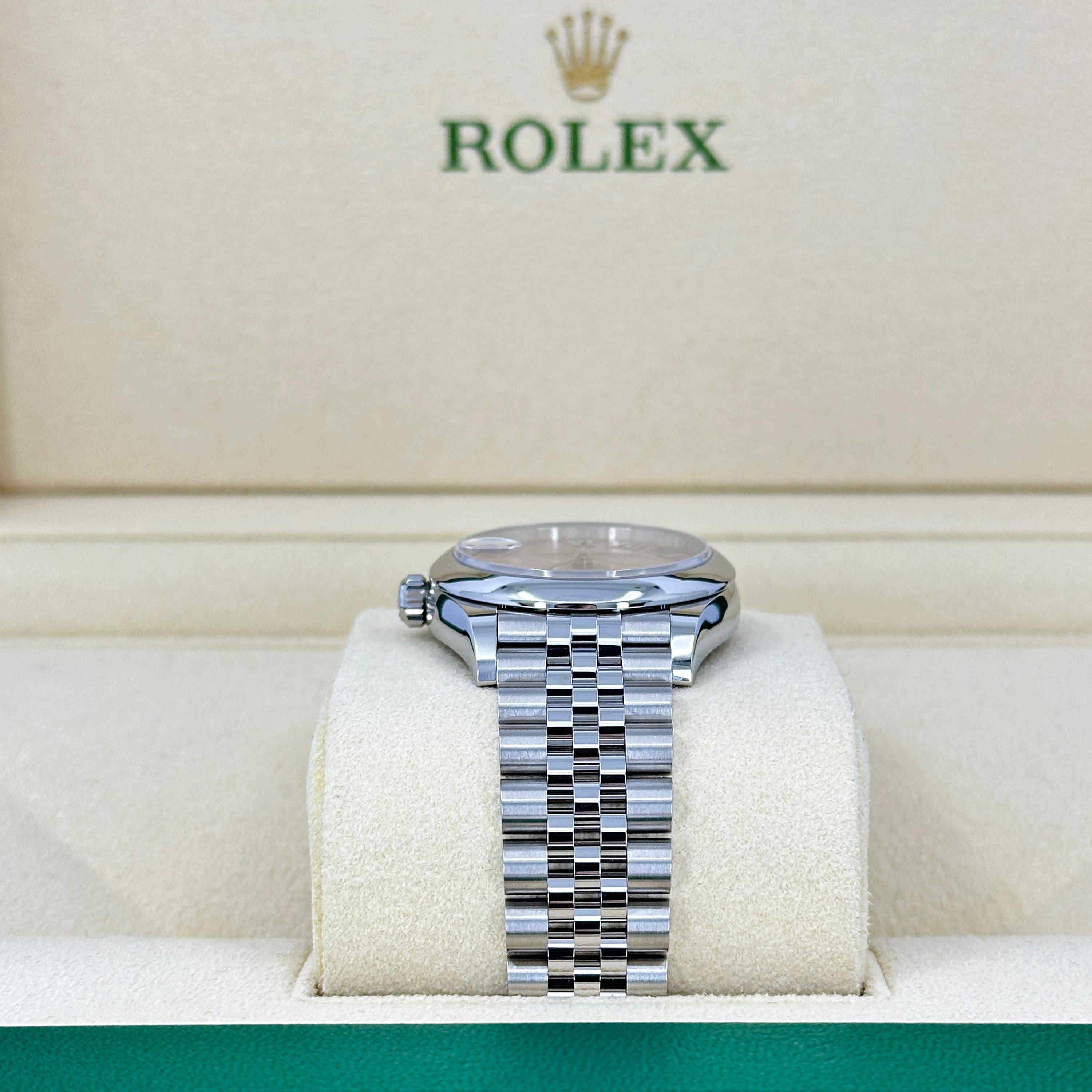 Ungetragene Rolex Datejust 31 Pink Jubilee Reference# 278240, Komplettset, 2025 für Damen oder Herren im Angebot