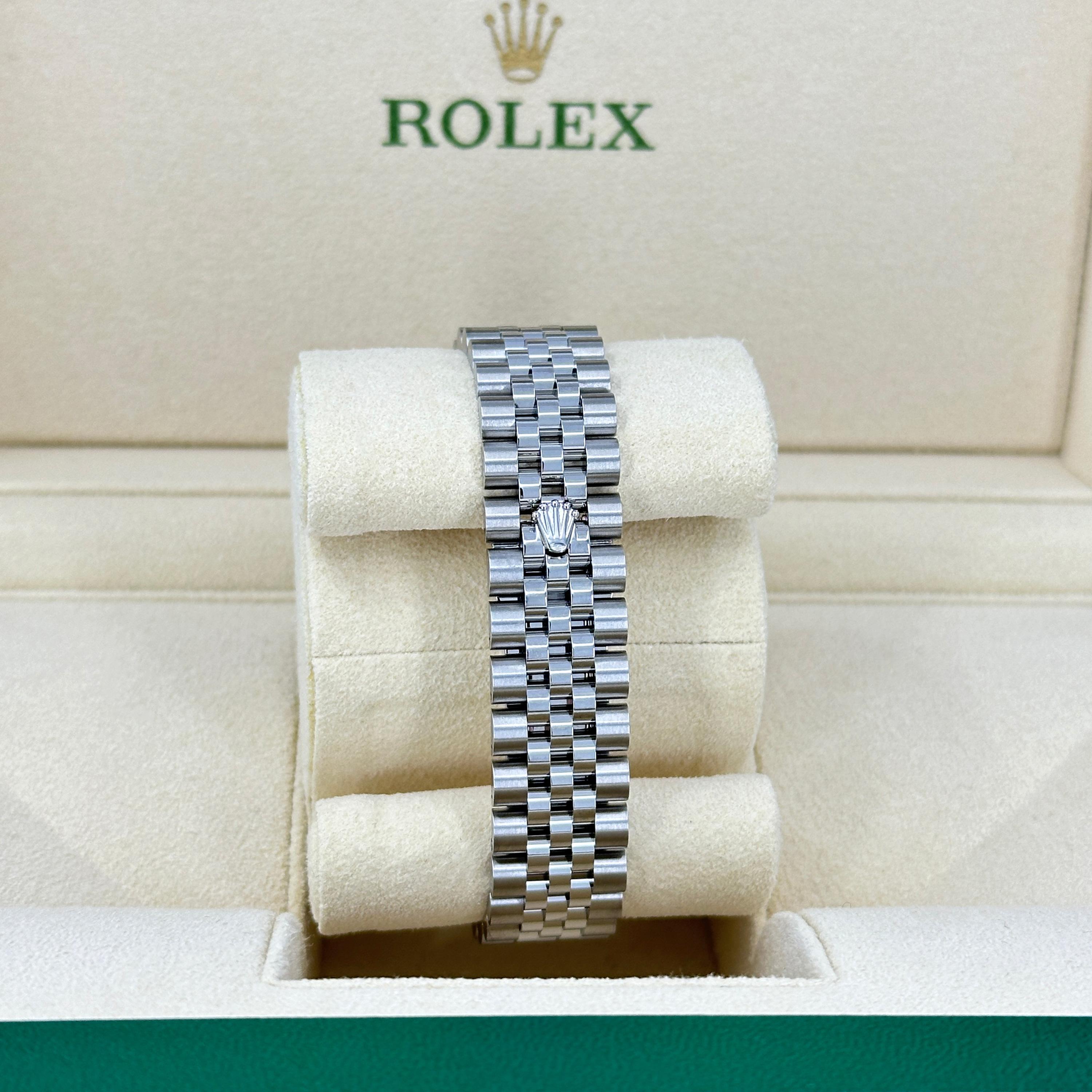 Ungetragene Rolex Datejust 31 Pink Jubilee Reference# 278240, Komplettset, 2025 im Angebot 3