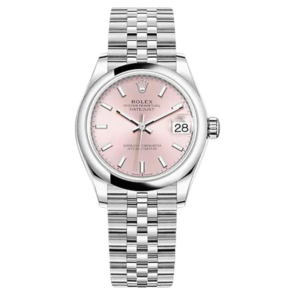 Rolex Datejust 31 Pink Jubilee Reference# 278240, Jeu complet, 2025