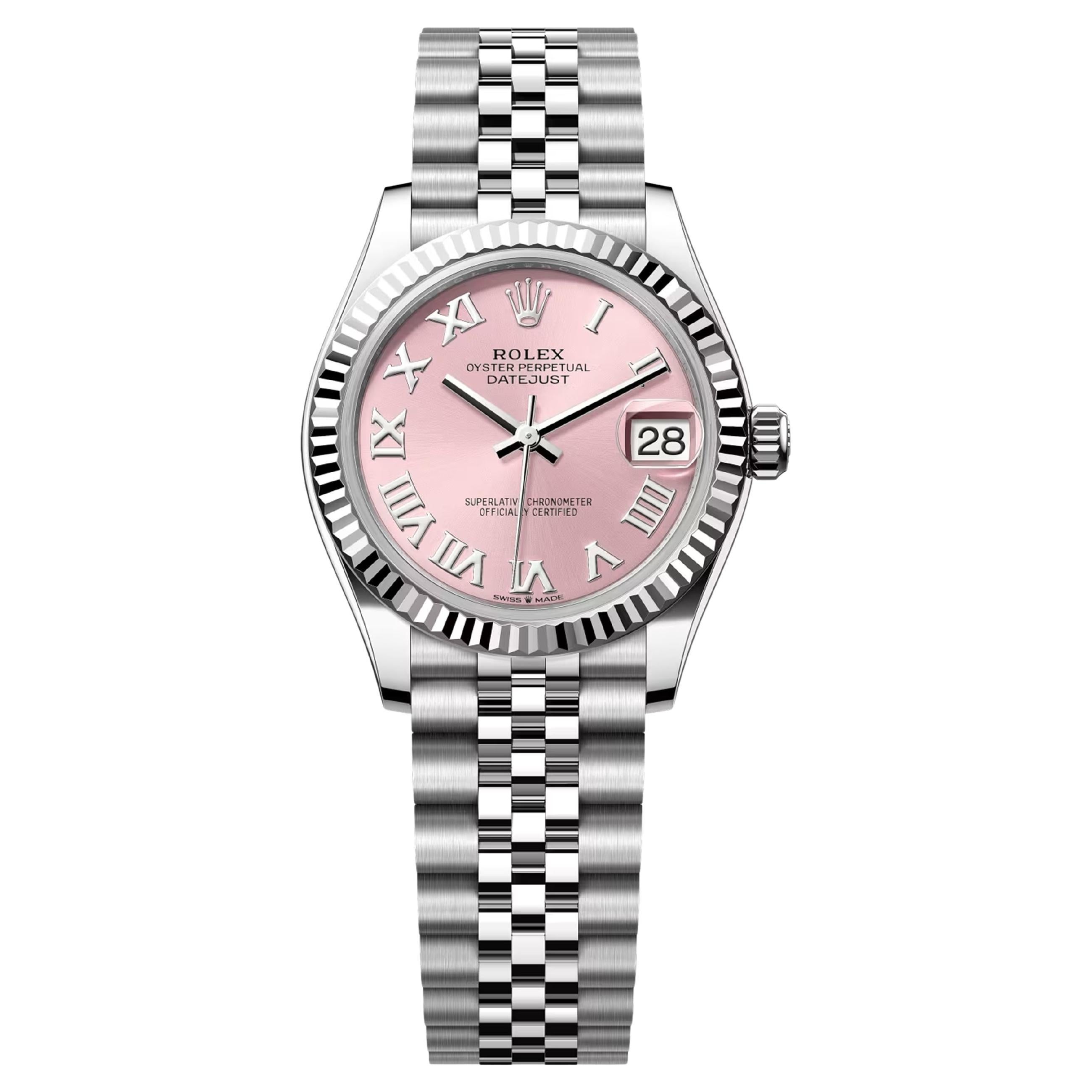 Unworn Rolex Datejust 31 Pink Jubilee Reference# 278274, Complete set, 2025
