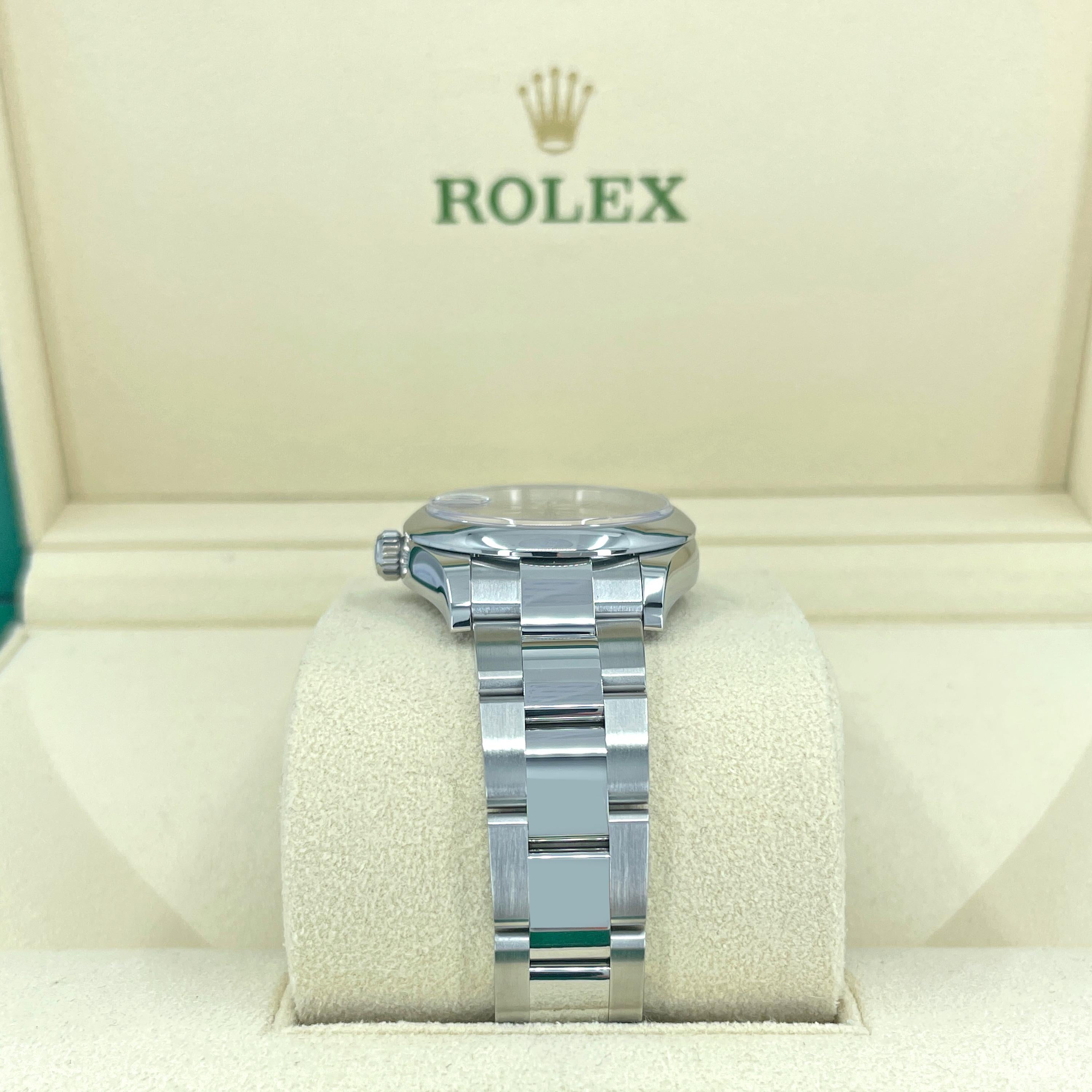 Rolex Datejust 31 Pink Roman Oyster Reference# 278240, Jeu complet, 2025 en vente 7