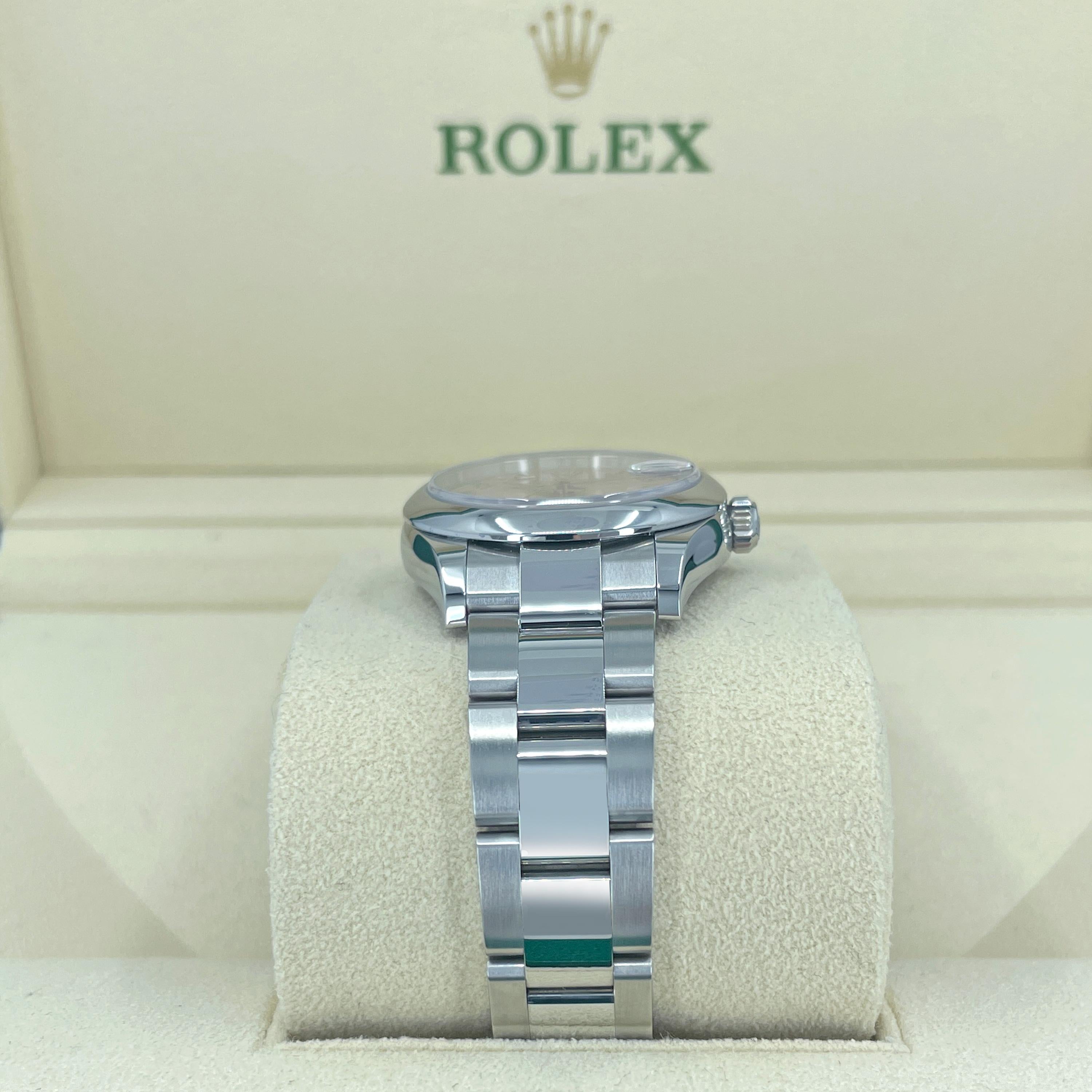 Rolex Datejust 31 Pink Roman Oyster Reference# 278240, Jeu complet, 2025 en vente 5