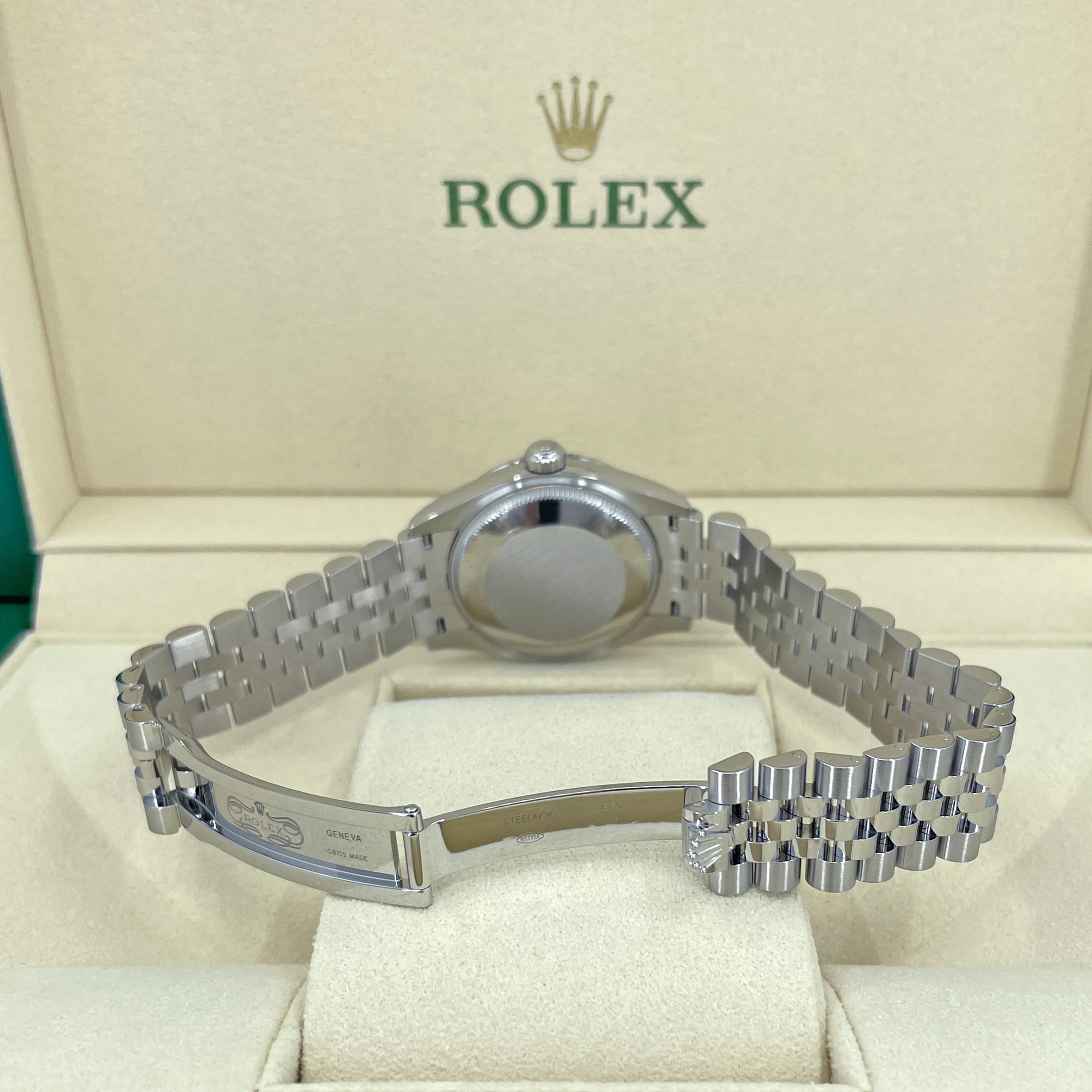 Rolex Datejust 31 Silver Jubilee sin usar Referencia# 278274, Juego completo, 2025 en venta 8