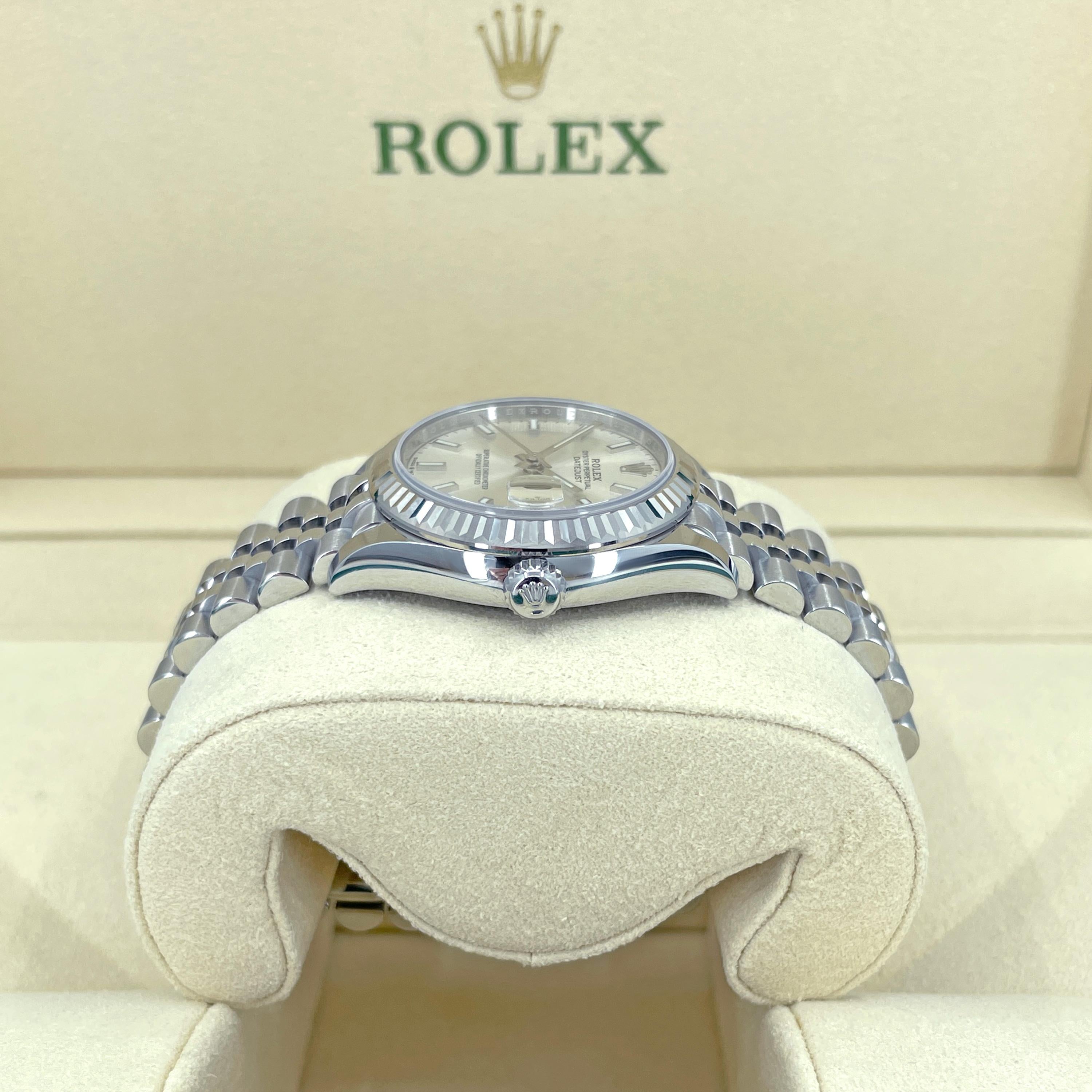 Rolex Datejust 31 Silver Jubilee sin usar Referencia# 278274, Juego completo, 2025 en Nuevo estado para la venta en New York, NY