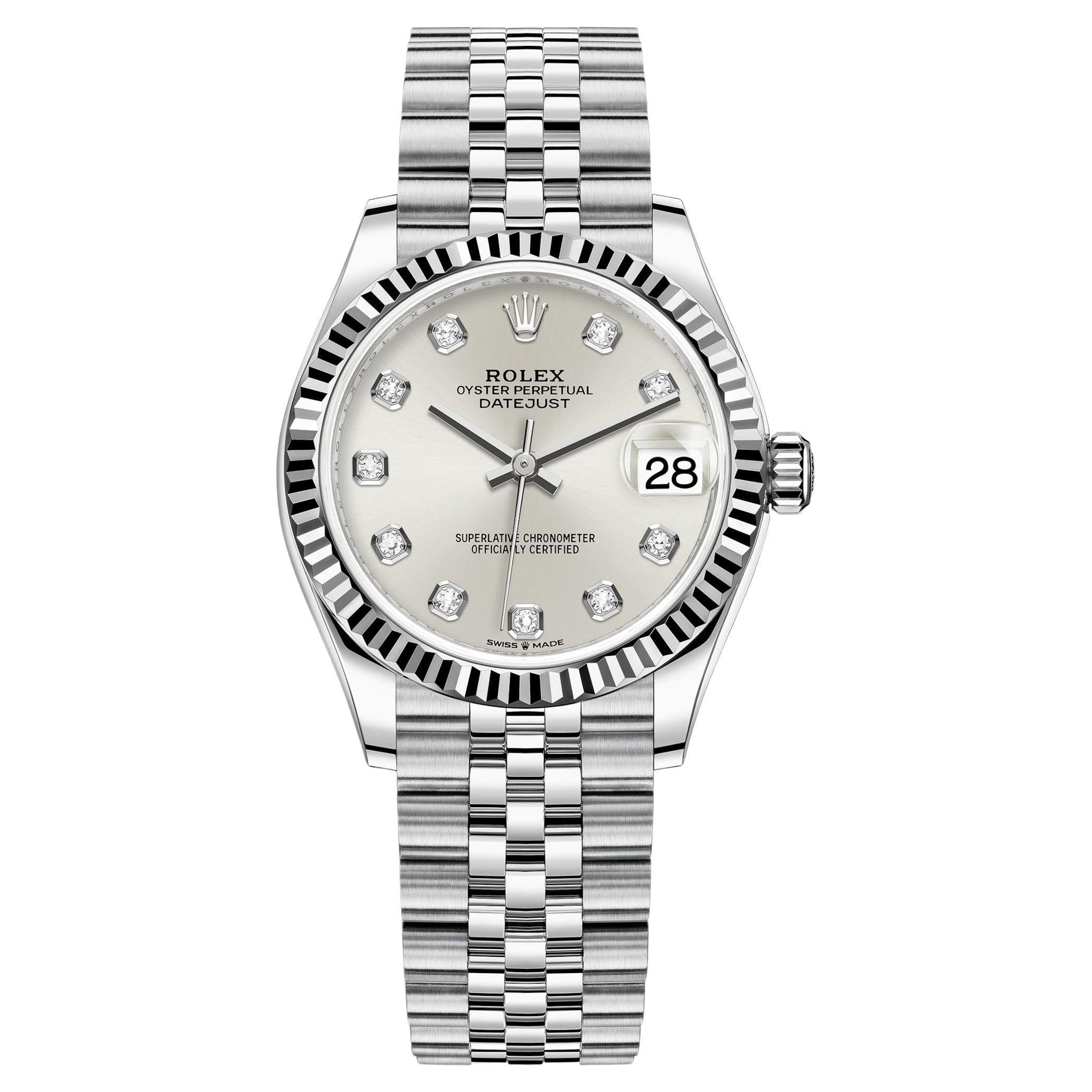 Unworn Rolex Datejust 31 Silver Jubilee Reference# 278274, Complete set, 2025