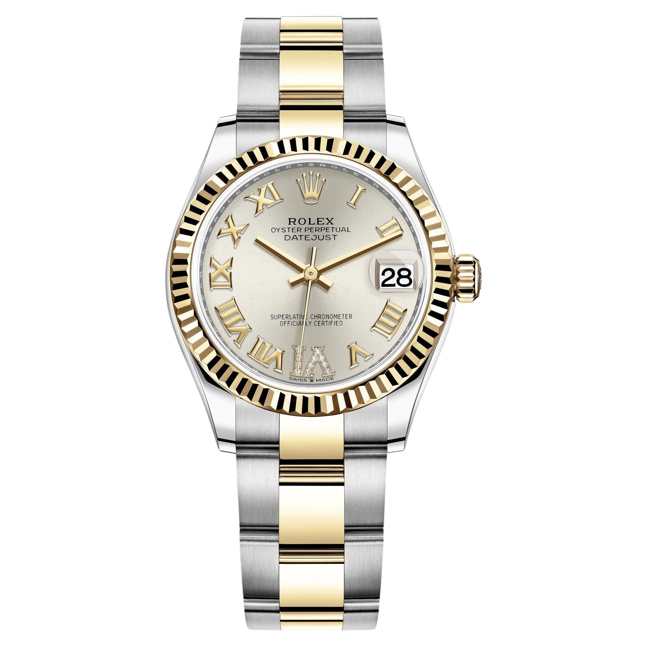 Rolex Datejust 31 Oyster de plata sin usar Referencia# 278273, Juego completo, 2025