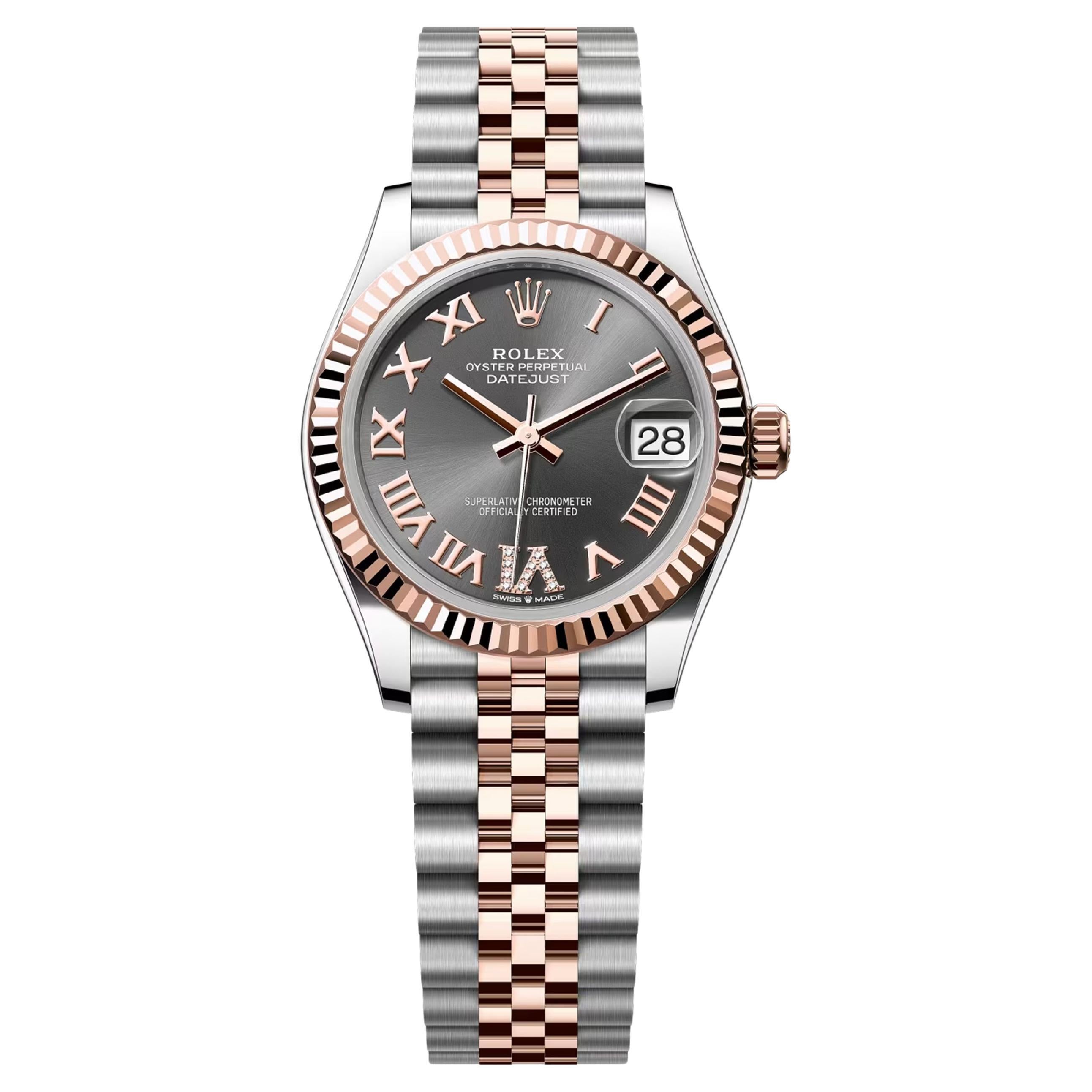 Ungetragene Rolex Datejust 31 Slate Jubilee Reference# 278271, Komplettset, 2025