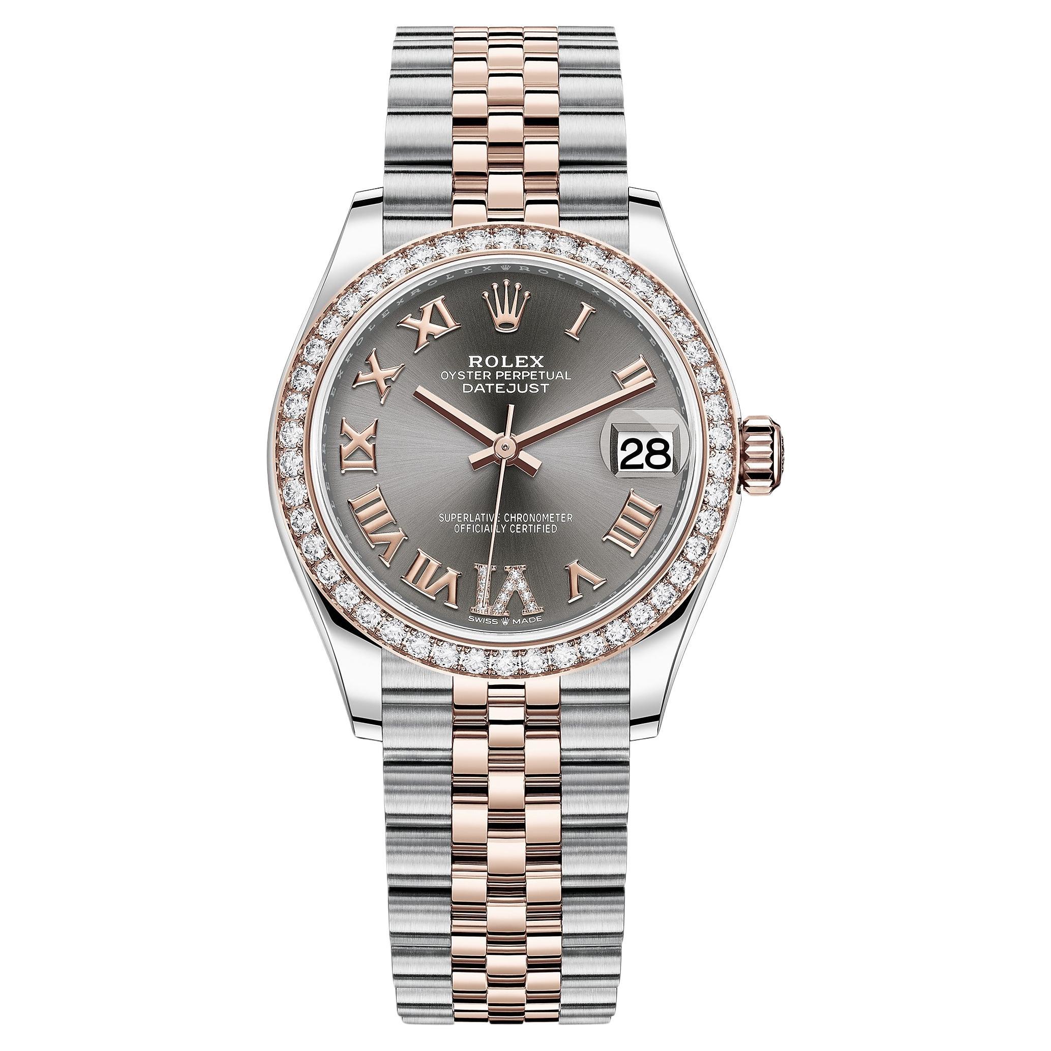 Ungetragene Rolex Datejust 31 Slate Jubilee Reference# 278381rbr, Komplettset, 2025