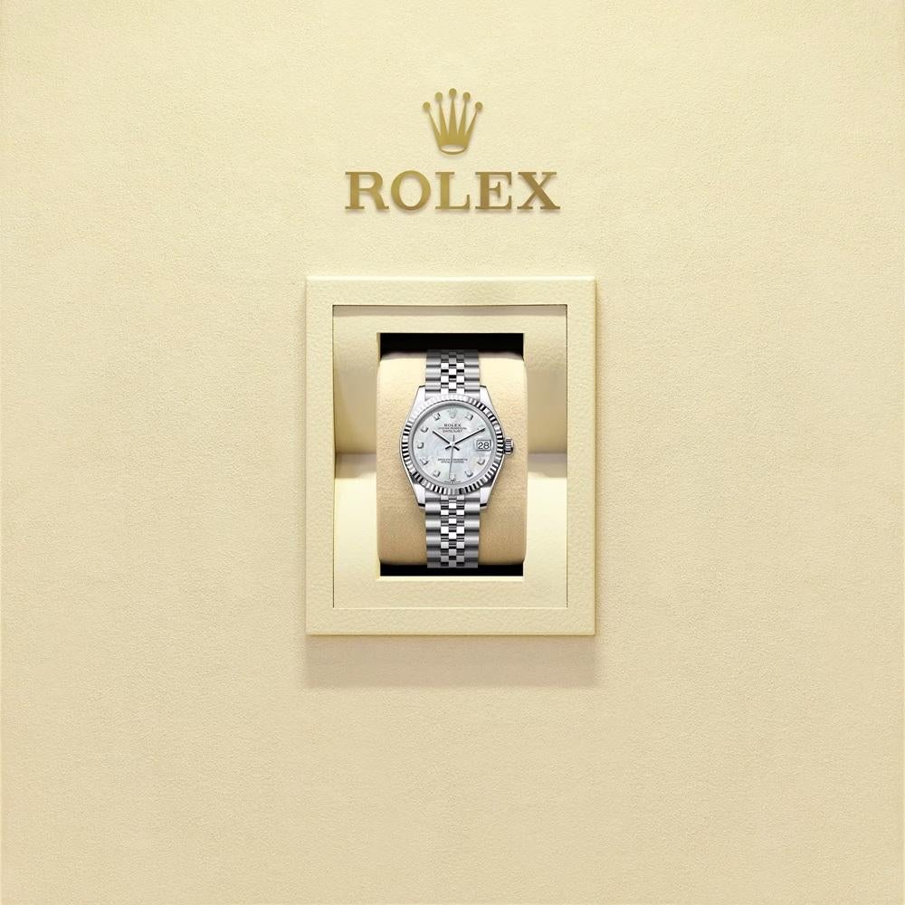 Ungetragene Rolex Datejust 31 White Jubilee Reference# 278274, Komplettset, 2025 im Angebot 1