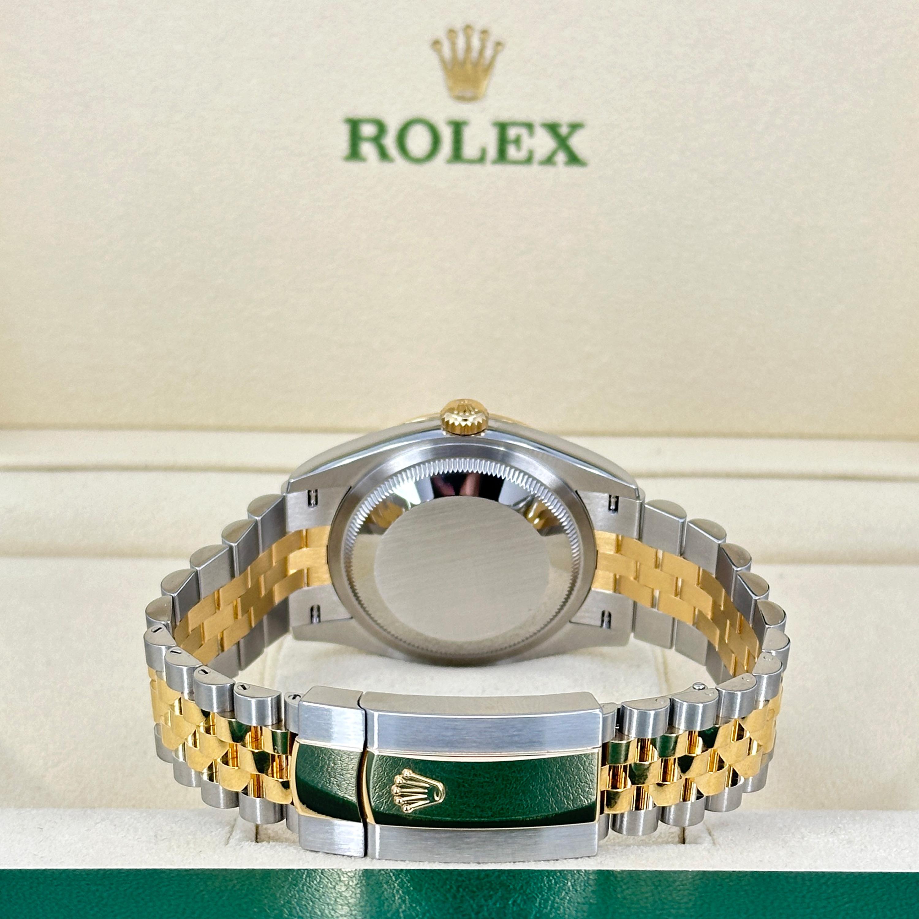 Rolex Datejust 36 Champagne Jubilee Riferimento n. 126233, Set completo, 2025 in vendita 9