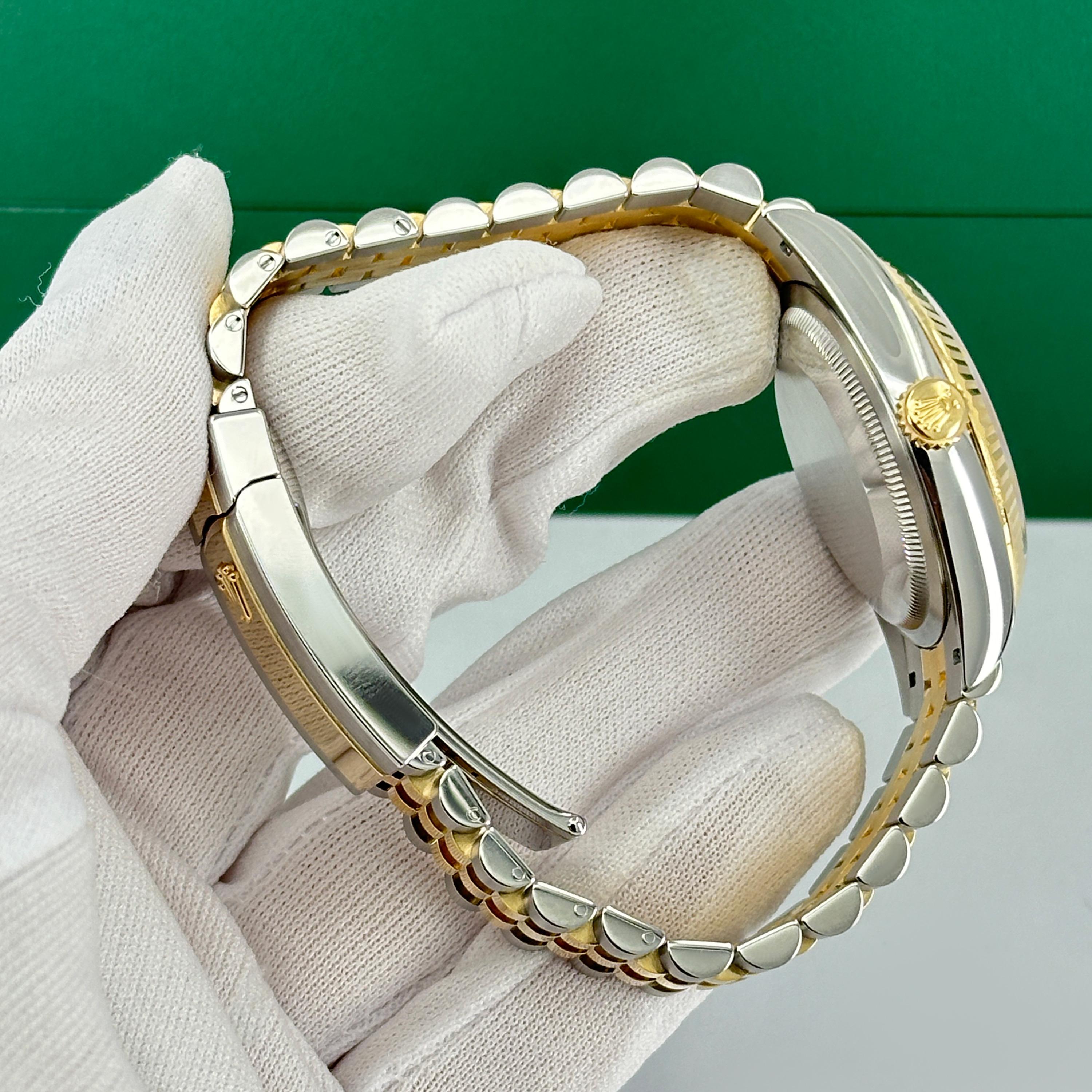 Rolex Datejust 36 Champagne Jubilee Riferimento n. 126233, Set completo, 2025 in vendita 11