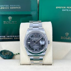 Unworn Rolex Datejust 36 Grey Oyster Reference# 126234, Complete set, 2025