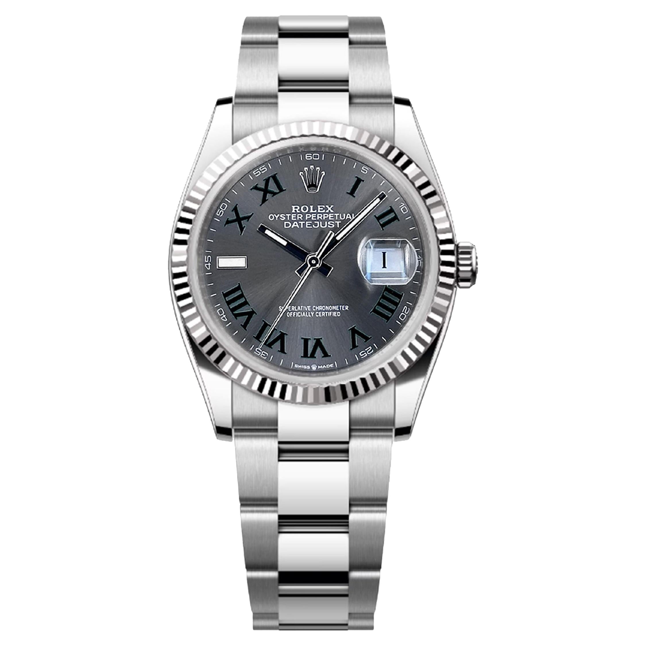 Rolex Datejust 36 Wimbledon Oyster Reference# 126234, Jeu complet, 2025 en vente