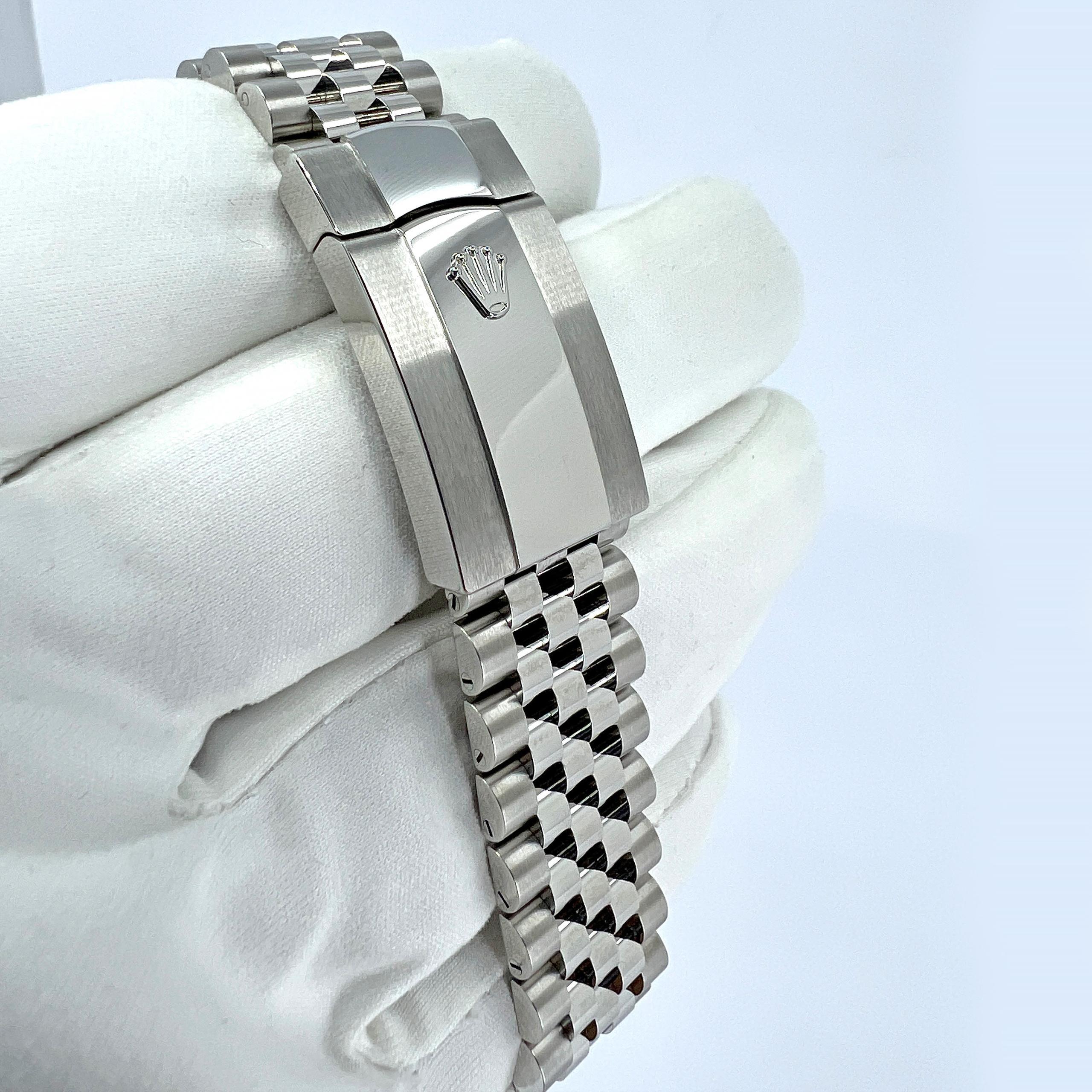 Ungetragene Rolex Datejust 36 Mint Green Jubile Reference# 126234, Komplettset, 2025 im Angebot 6